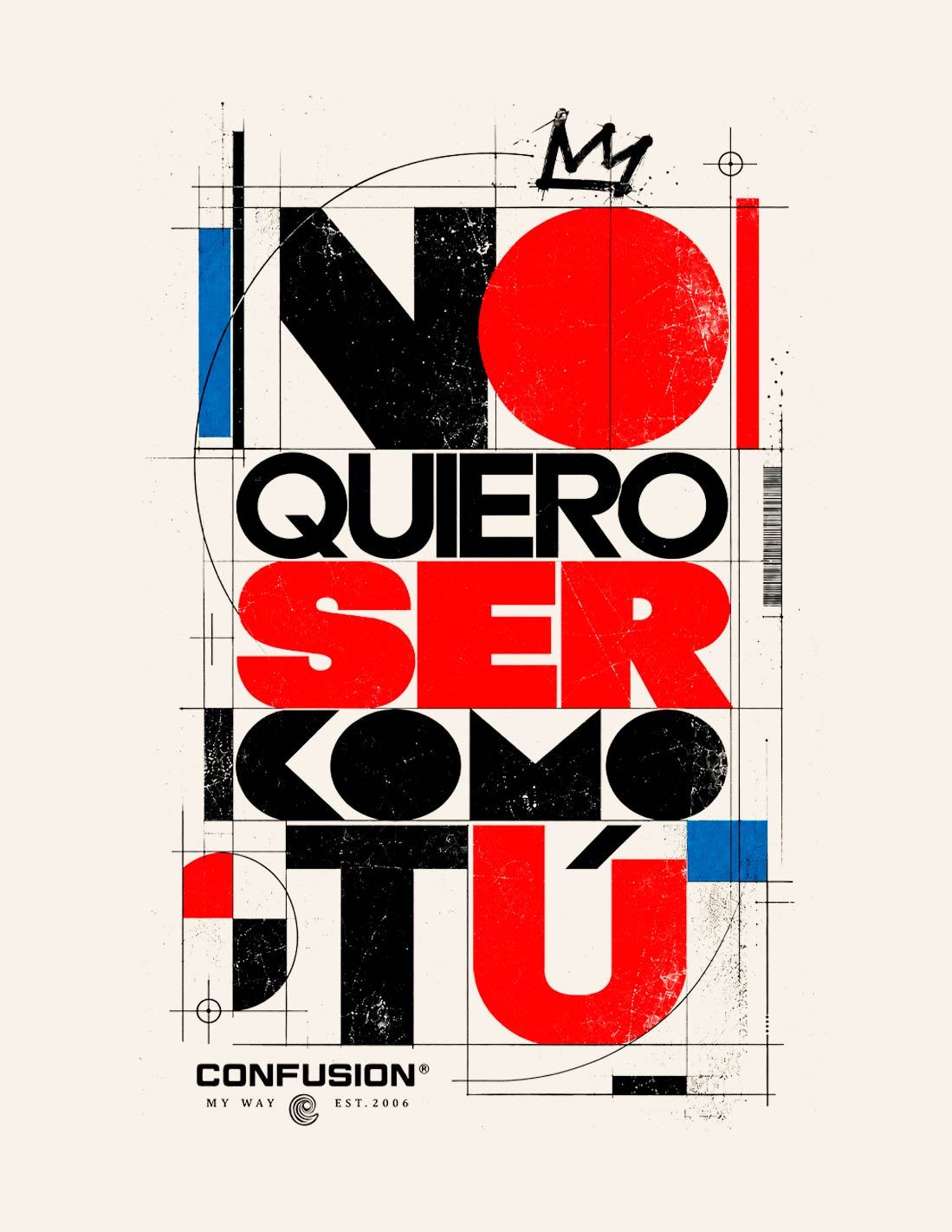 NO QUIERO STRING TEE OVERSIZE