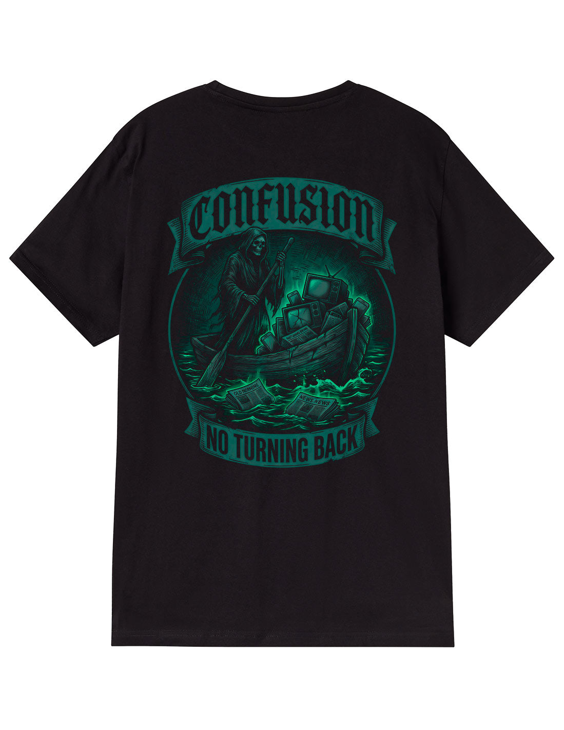 NO TURNING BLACK TEE