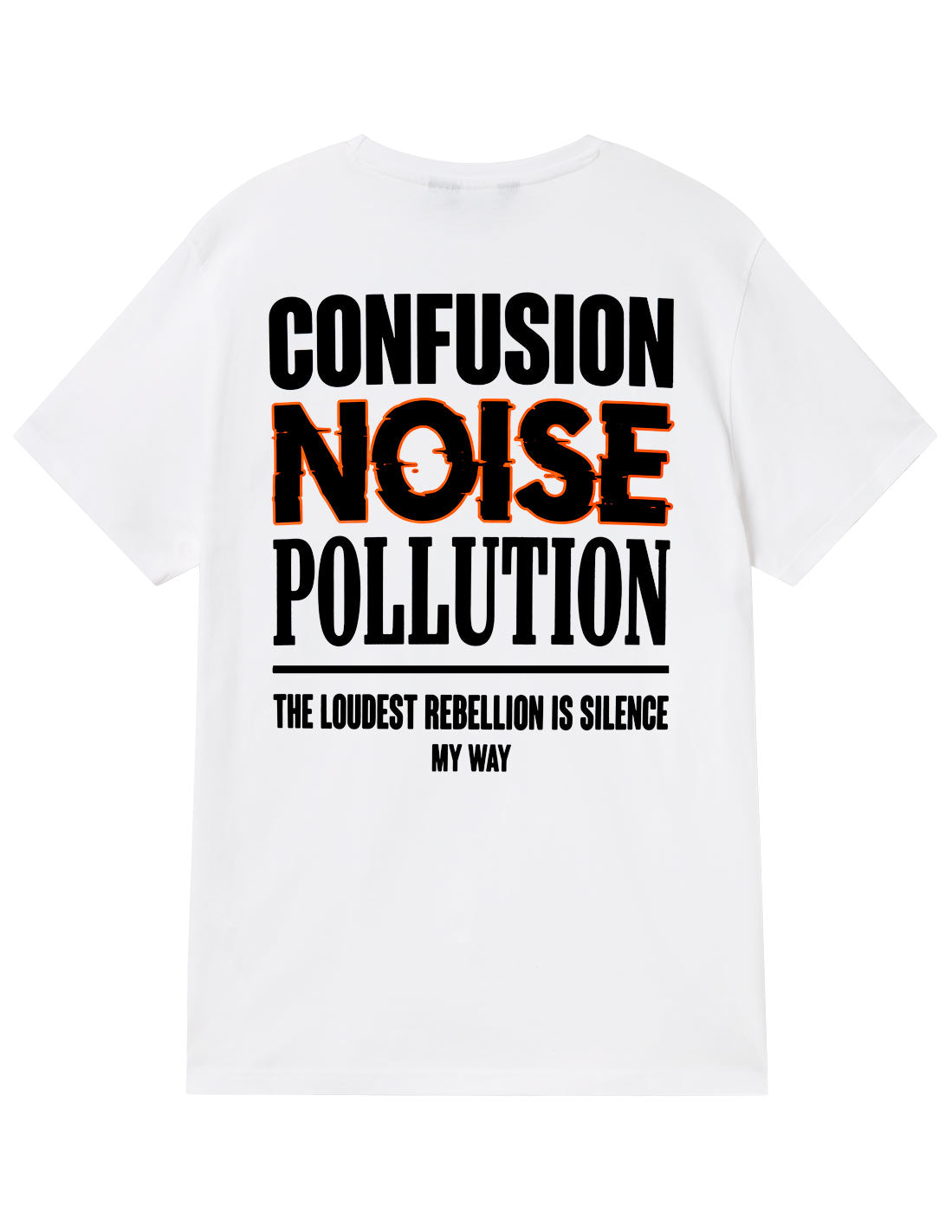 NOISE POLLUTION WHITE TSHIRT