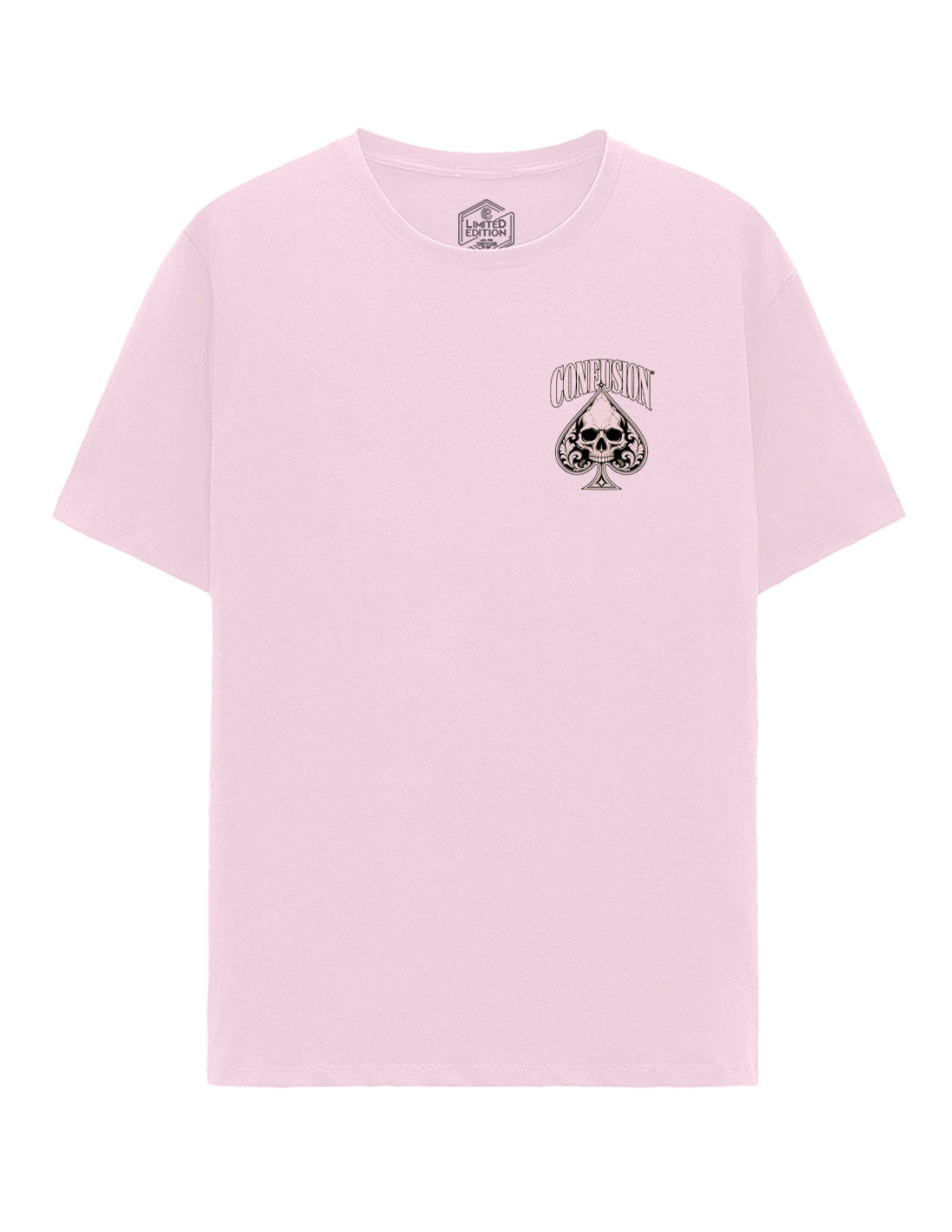NO LUCK  PINK TEE