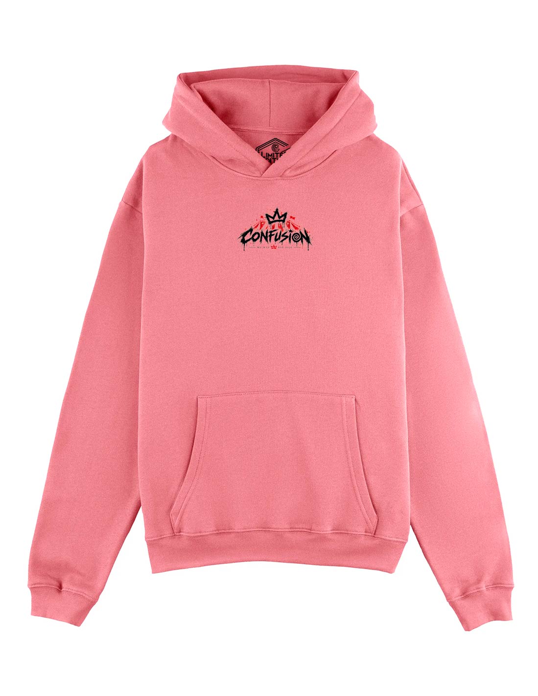 UNTRAINABLE PINK HOODIE OVERSIZE