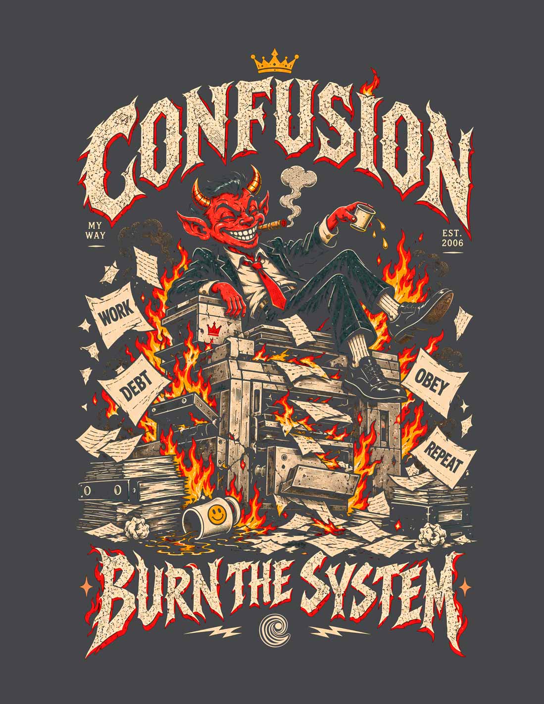 BURN THE SYSTEM EVONY PANT NEW