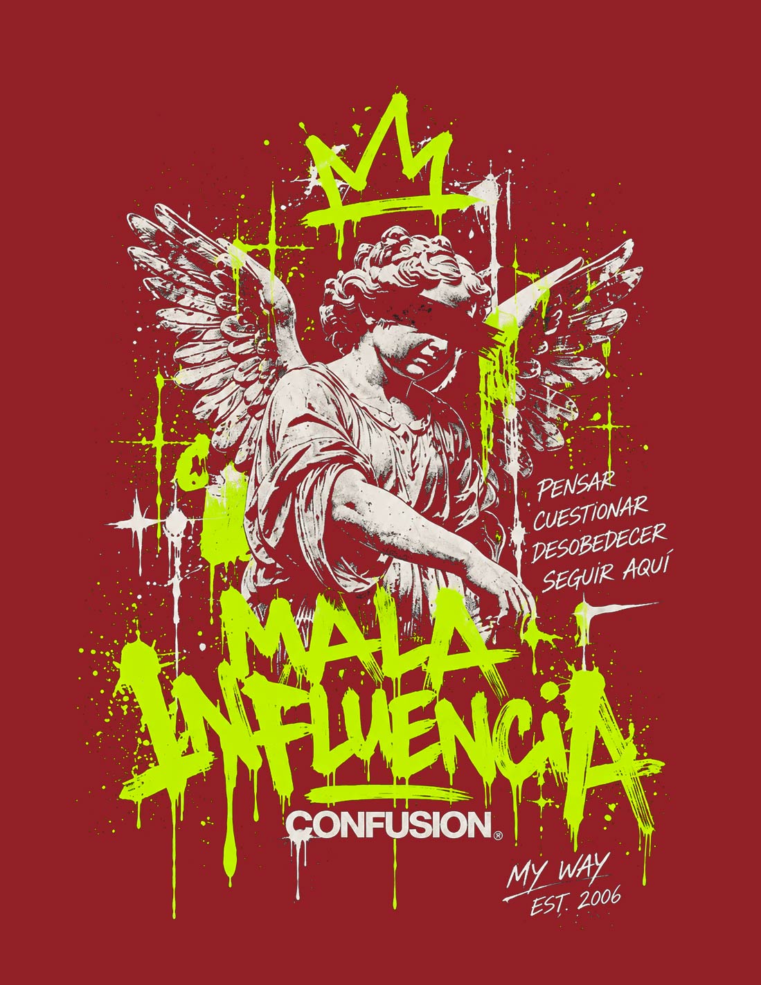 MALA INFLUENCIA TILE CREWNECK