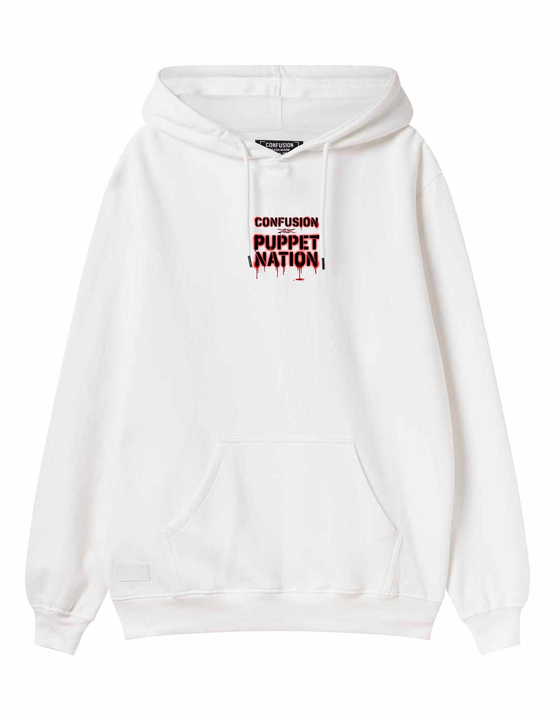 PUPPET NATION WHITE HOODIE
