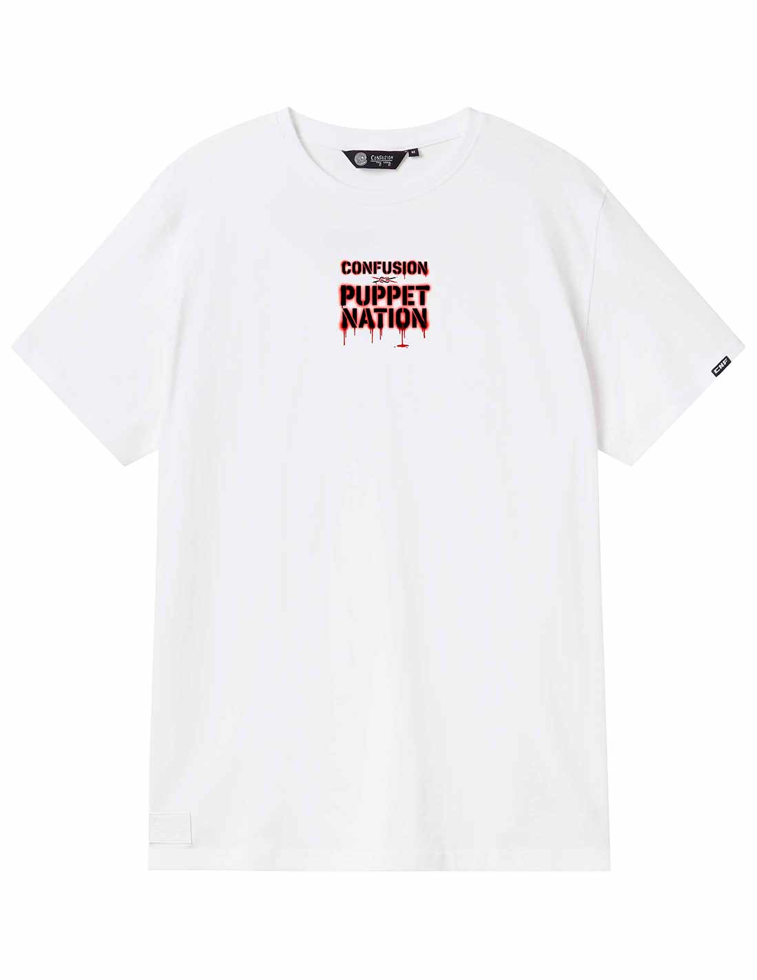 PUPPET NATION WHITE TEE