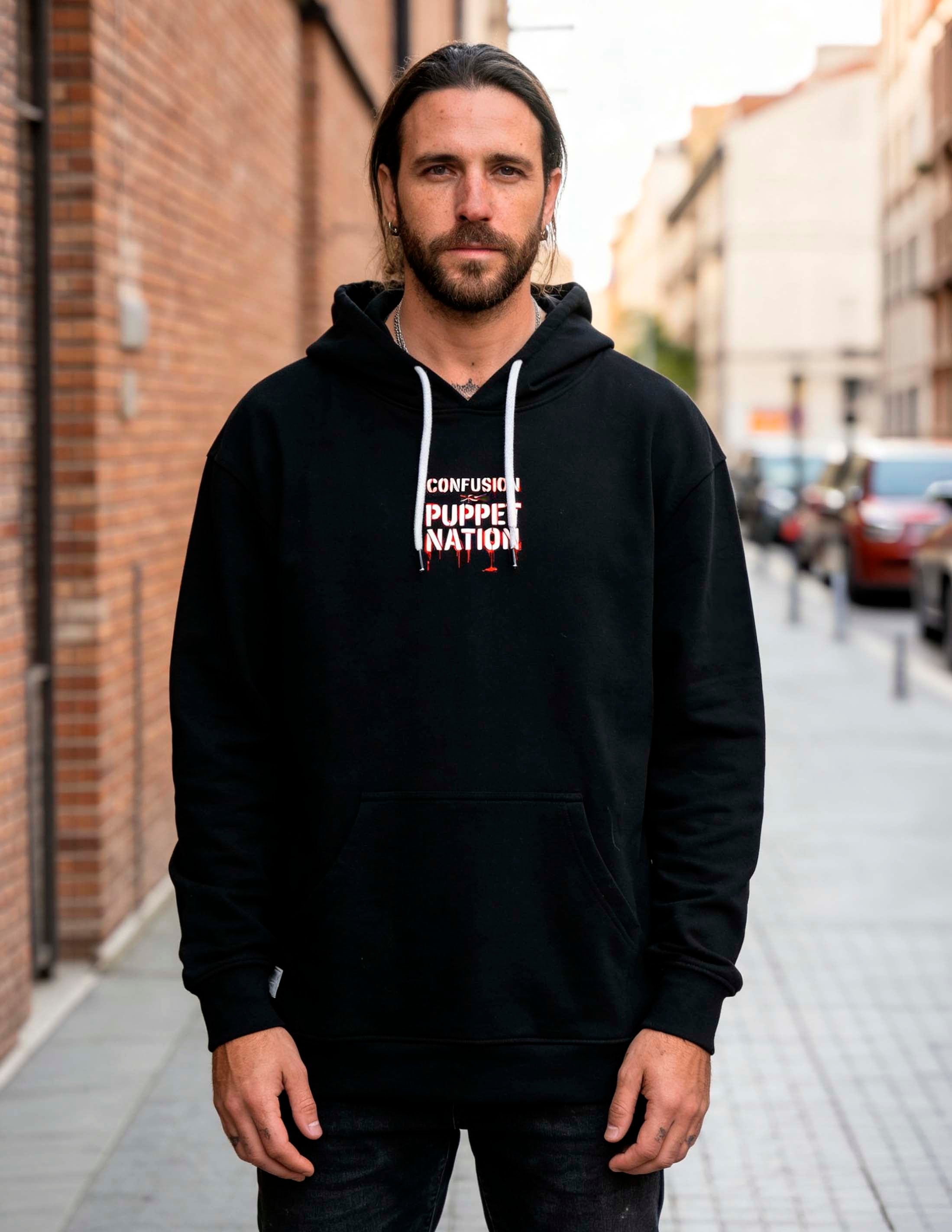 PUPPET NATION BLACK HOODIE