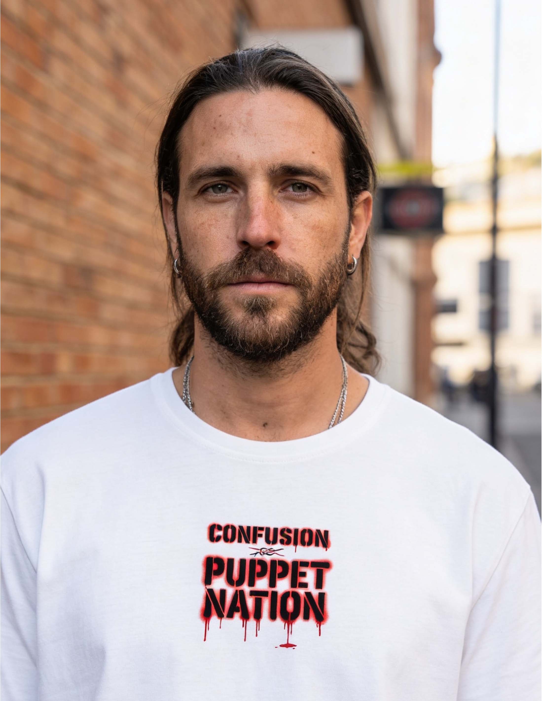 PUPPET NATION WHITE TEE