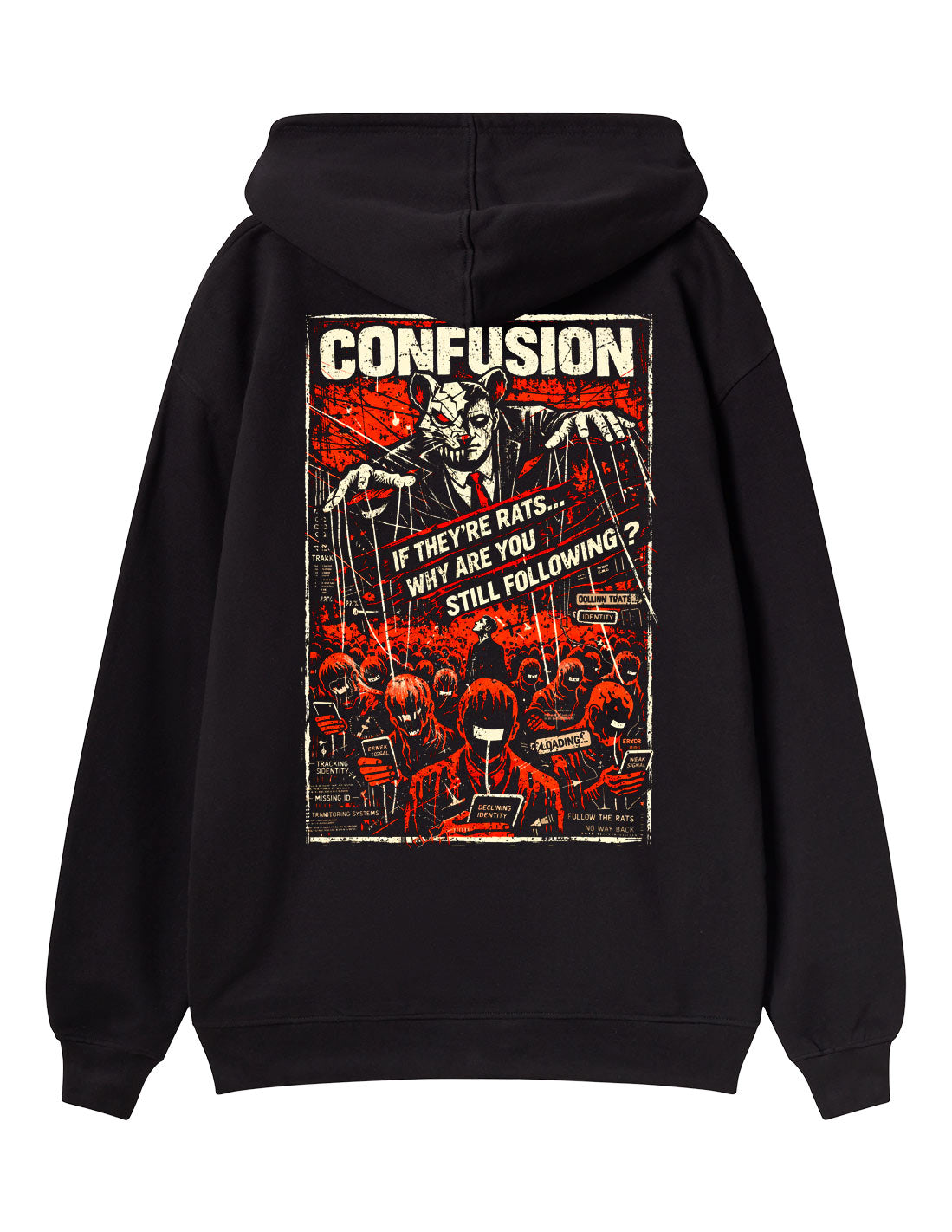 RATS BLACK HOODIE