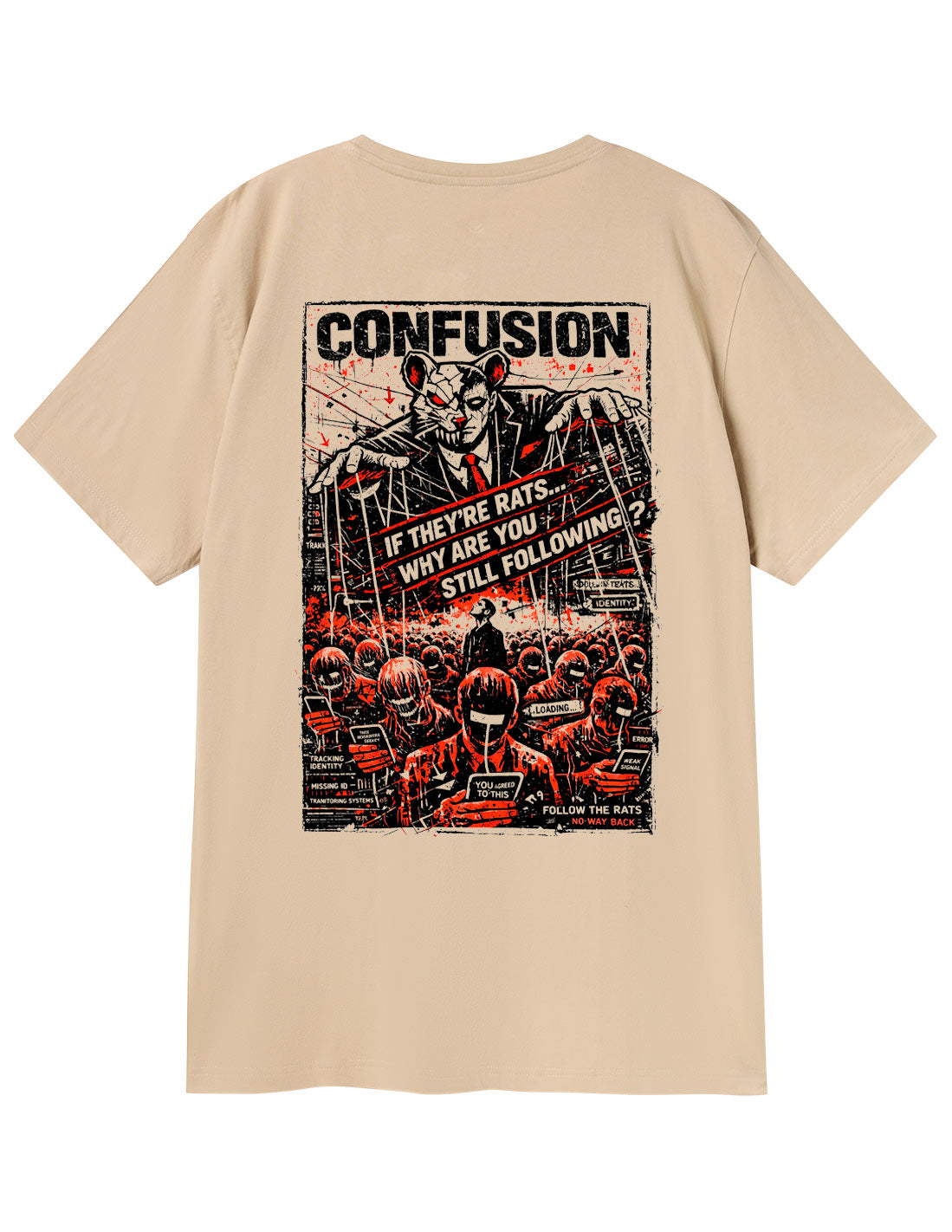 RATS CREAM TEE