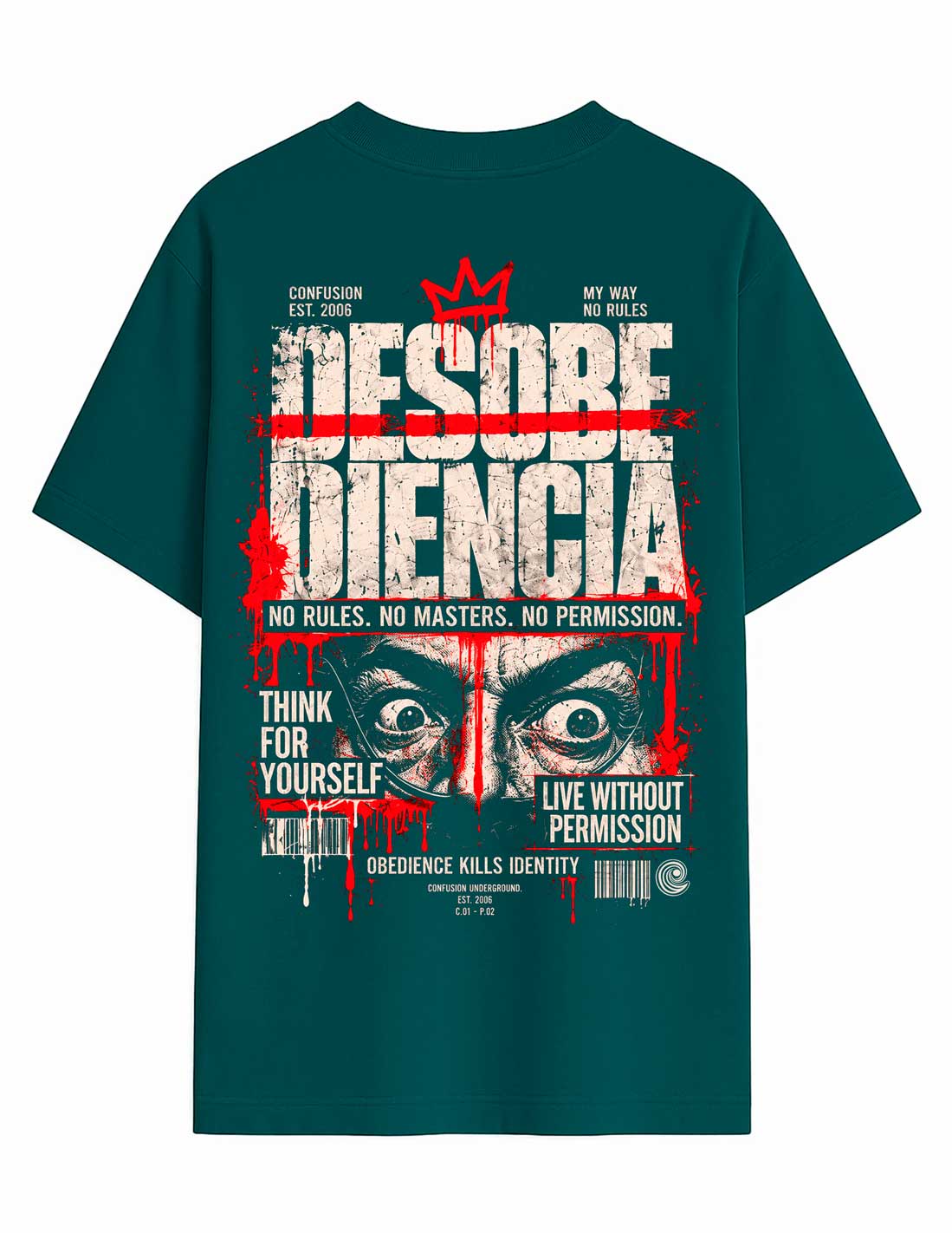 DESOBEDECE REFLECTING POND TEE OVERSIZE