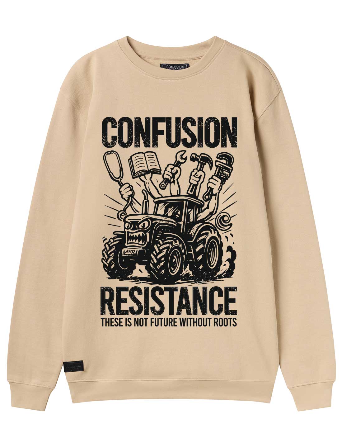 RESISTANCE CREAM CREWNECK
