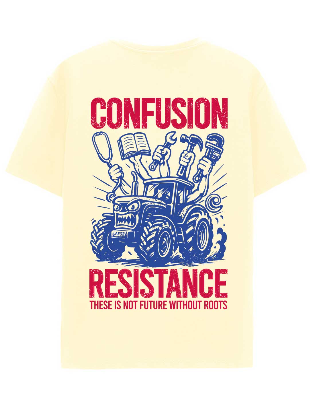 RESISTANCE DOUBLE CREAM (NEW) TSHIRT LIMITED EDITION