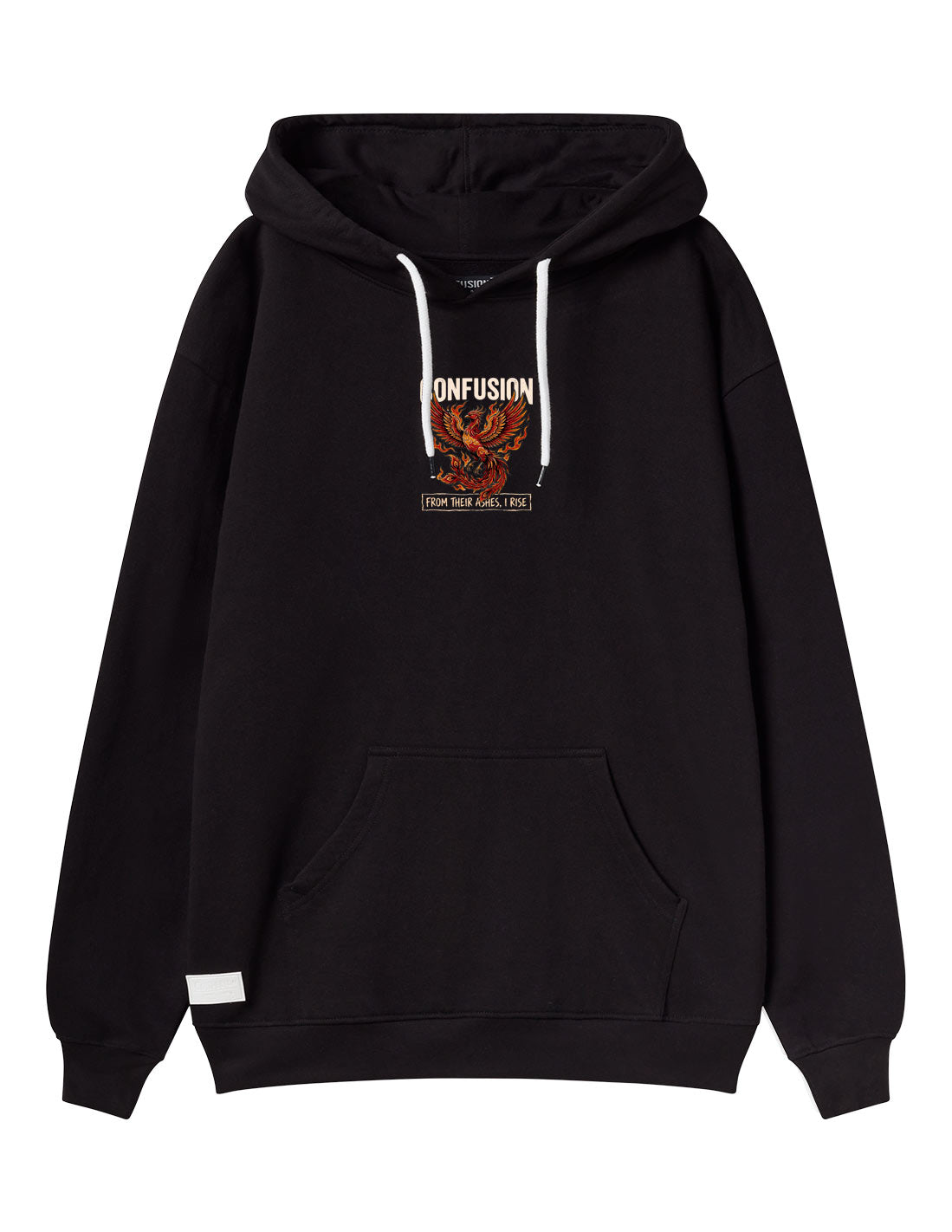 RISE BLACK HOODIE