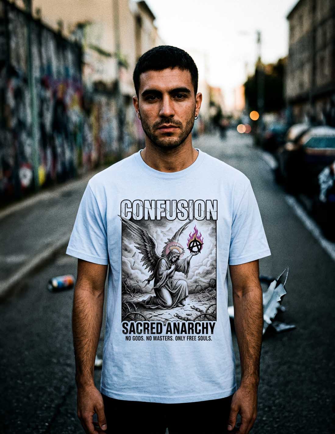 SACRED ANARCHY BLUE SKY TEE