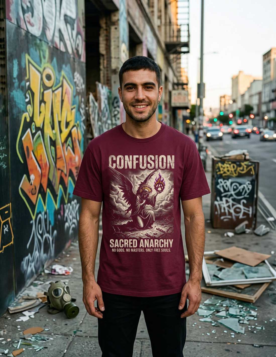 SACRED ANARCHY BORDEU TEE