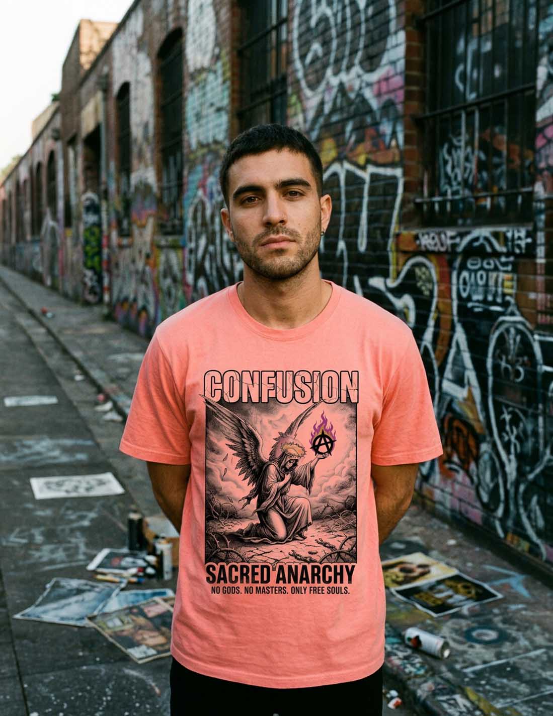 SACRED ANARCHY HELLPINK TEE