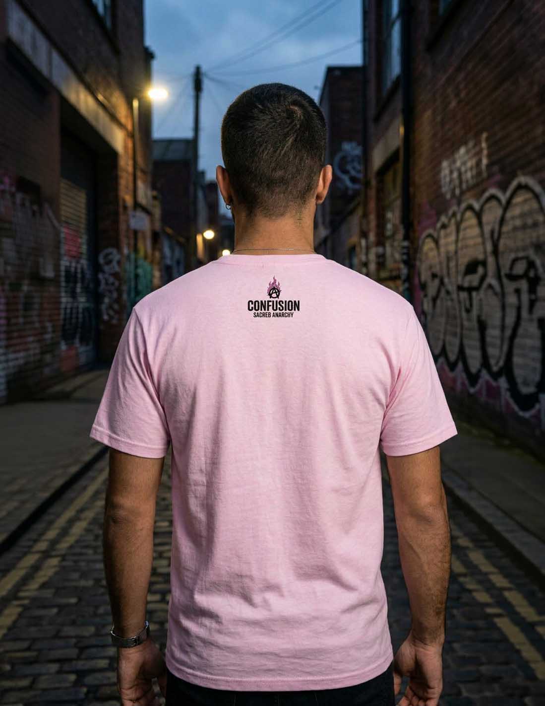SACRED ANARCHY PINK TEE