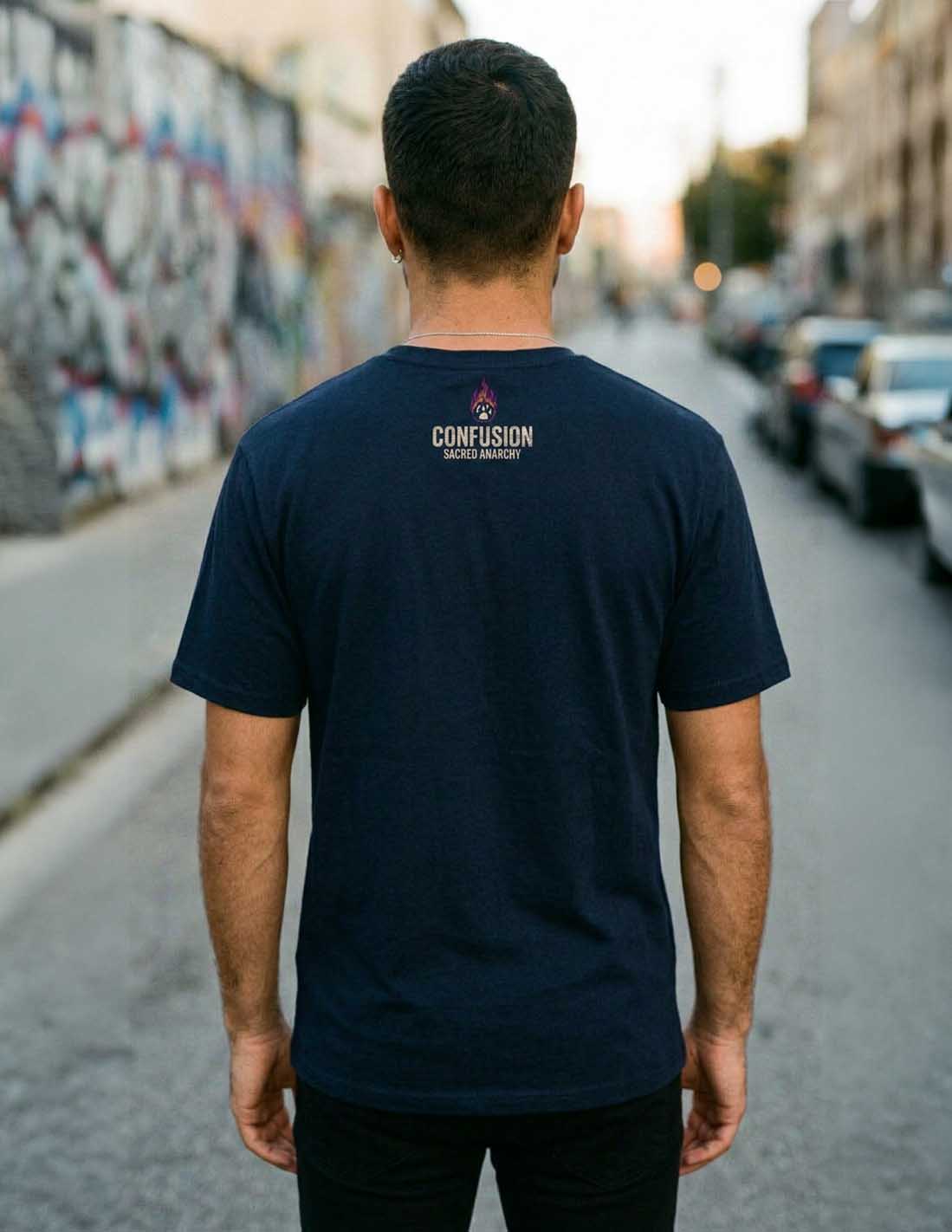 SACRED ANARCHY MARITIMEBLUE TEE