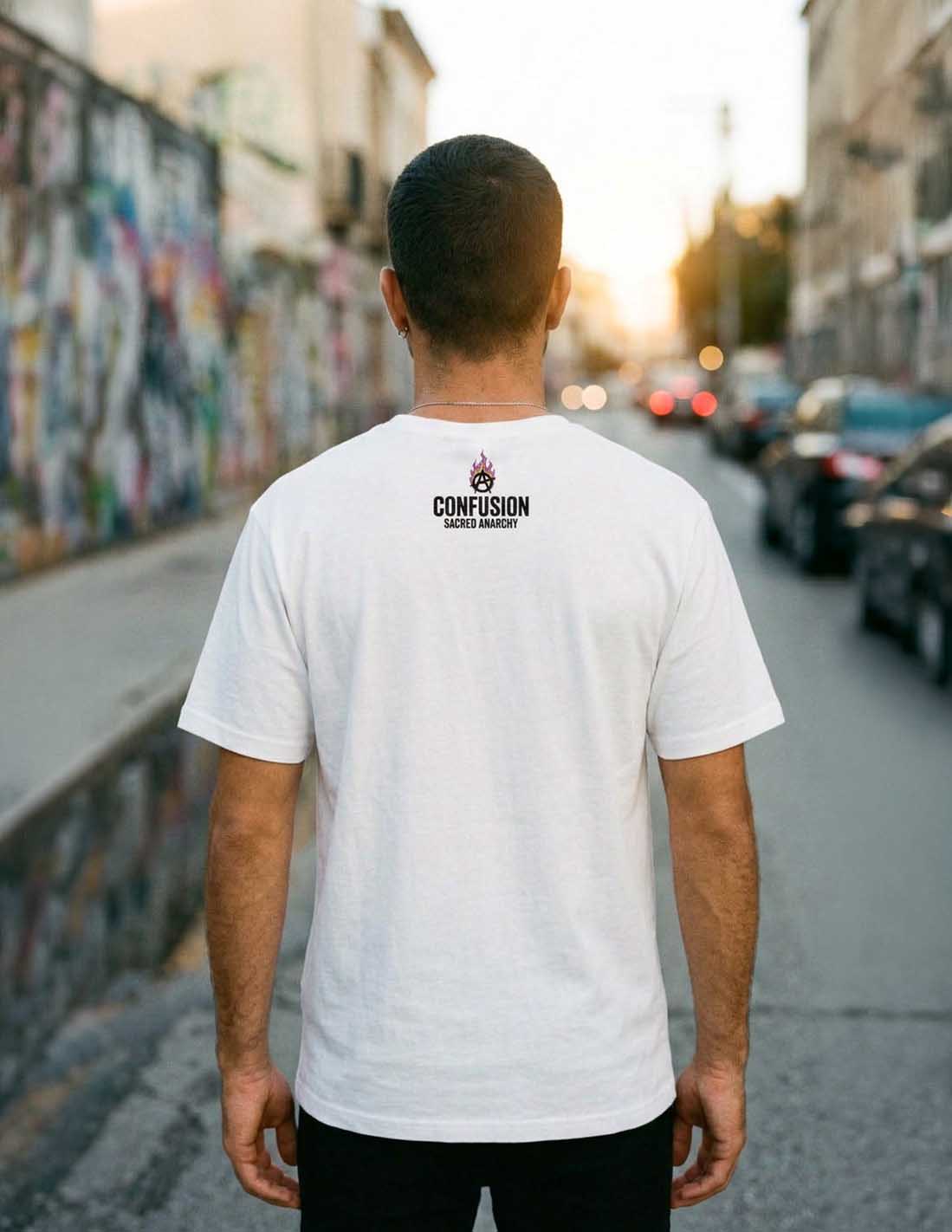 SACRED ANARCHY WHITE TEE