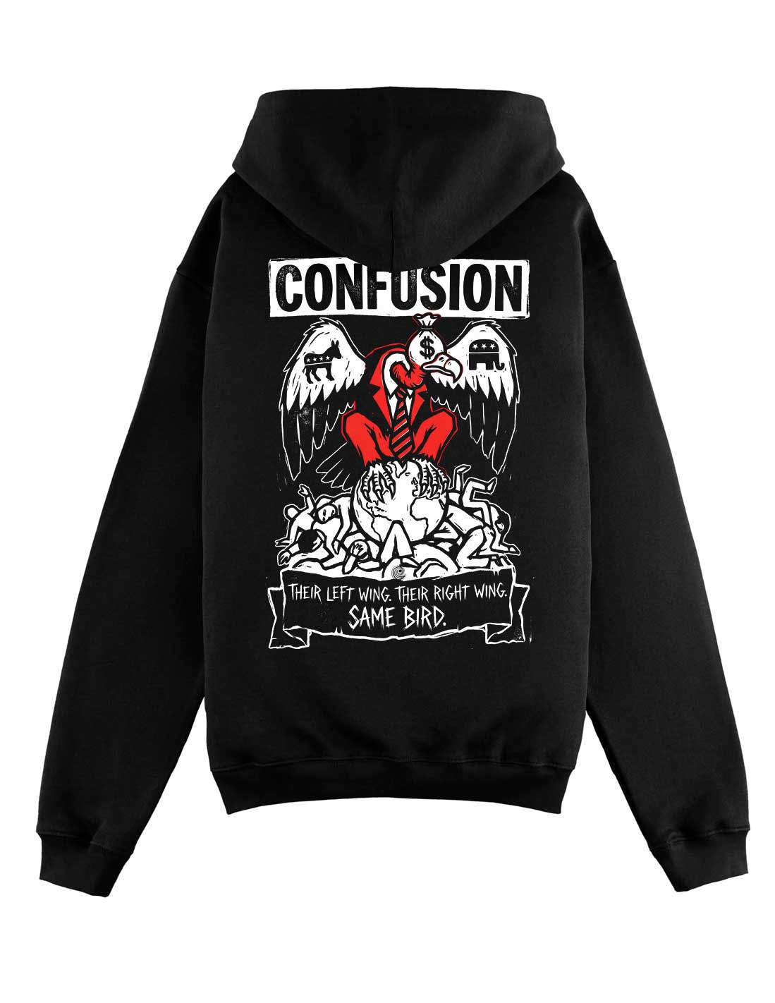 SAME BIRD BLACK HOODIE