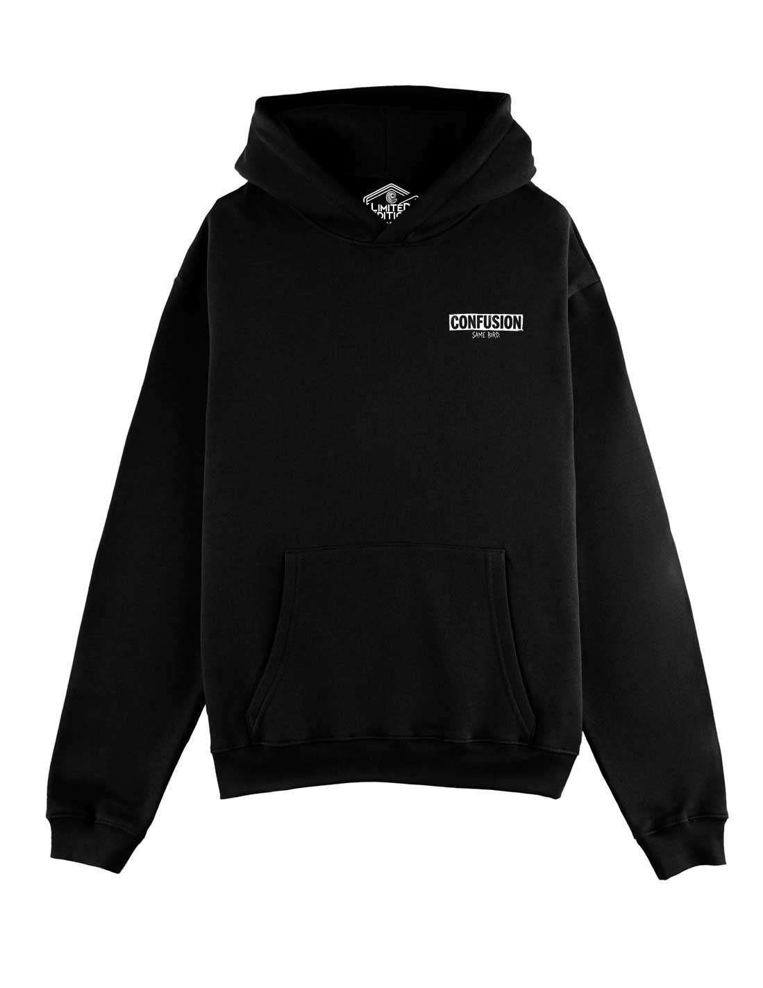 SAME BIRD BLACK HOODIE