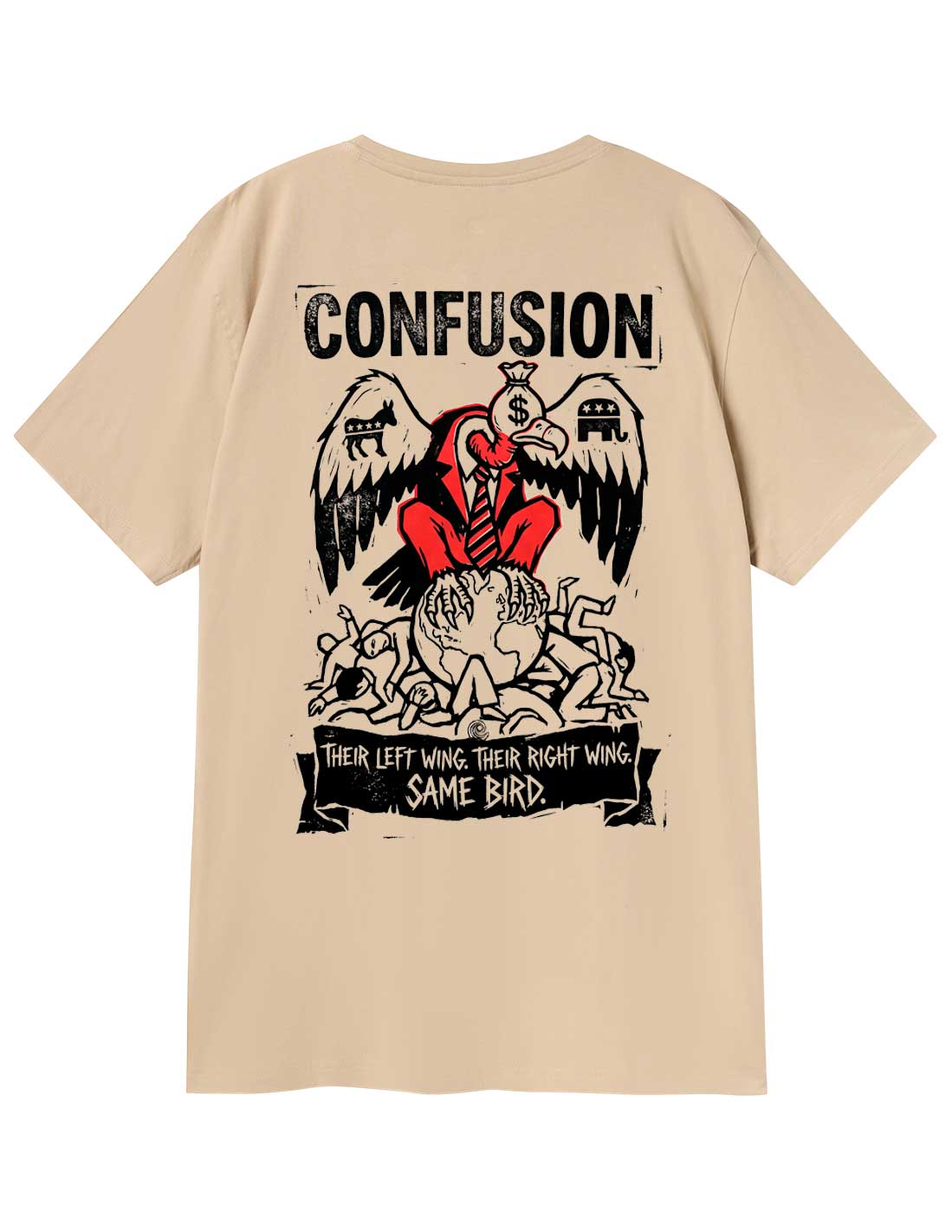SAME BIRD CREAM TEE