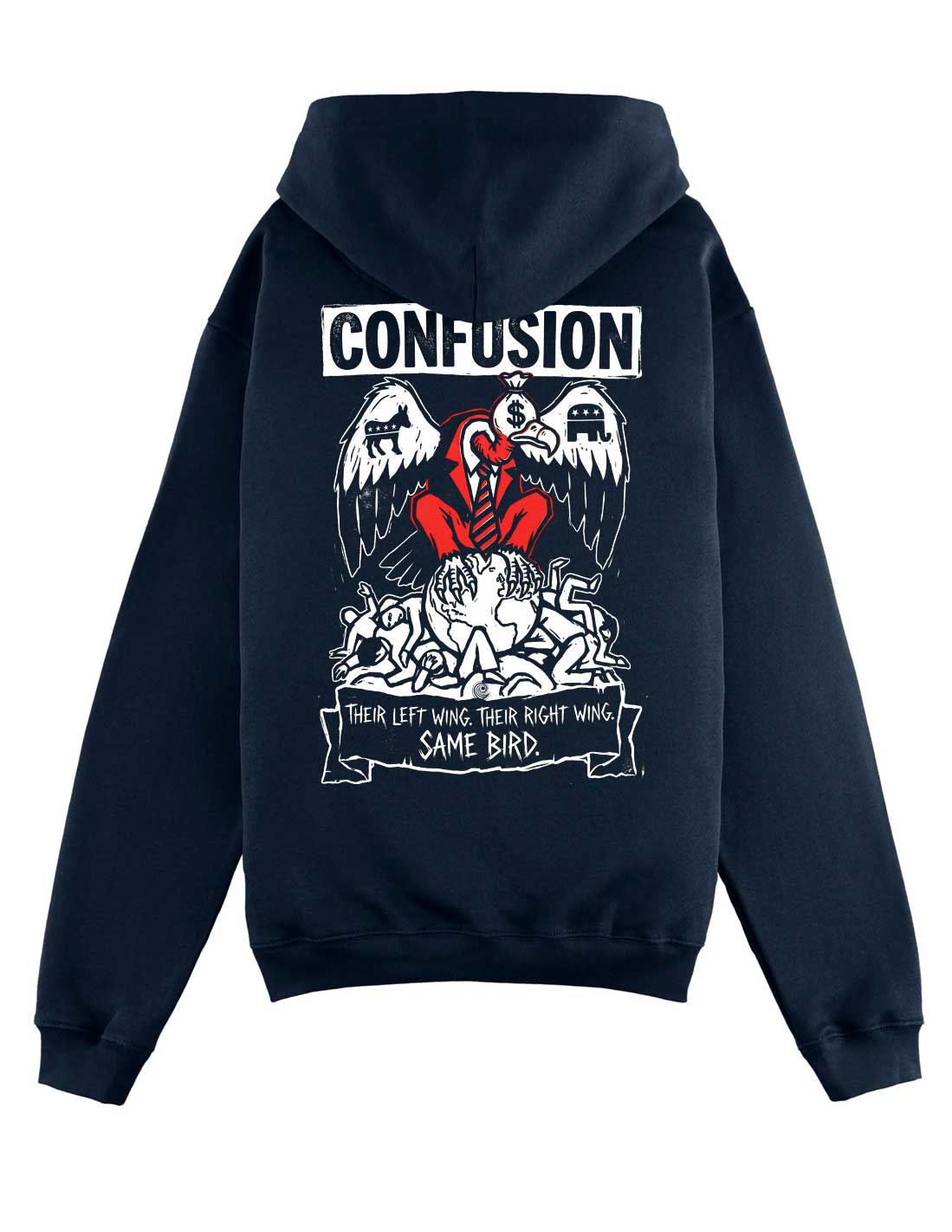 SAME BIRD MARITIME BLUE HOODIE