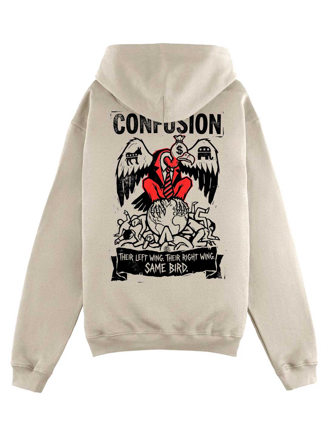 SAME BIRD STRING HOODIE
