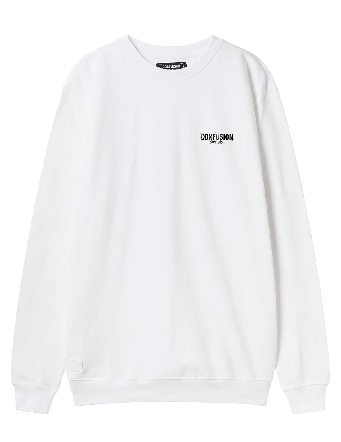 SAME BIRD WHITE CREWNECK