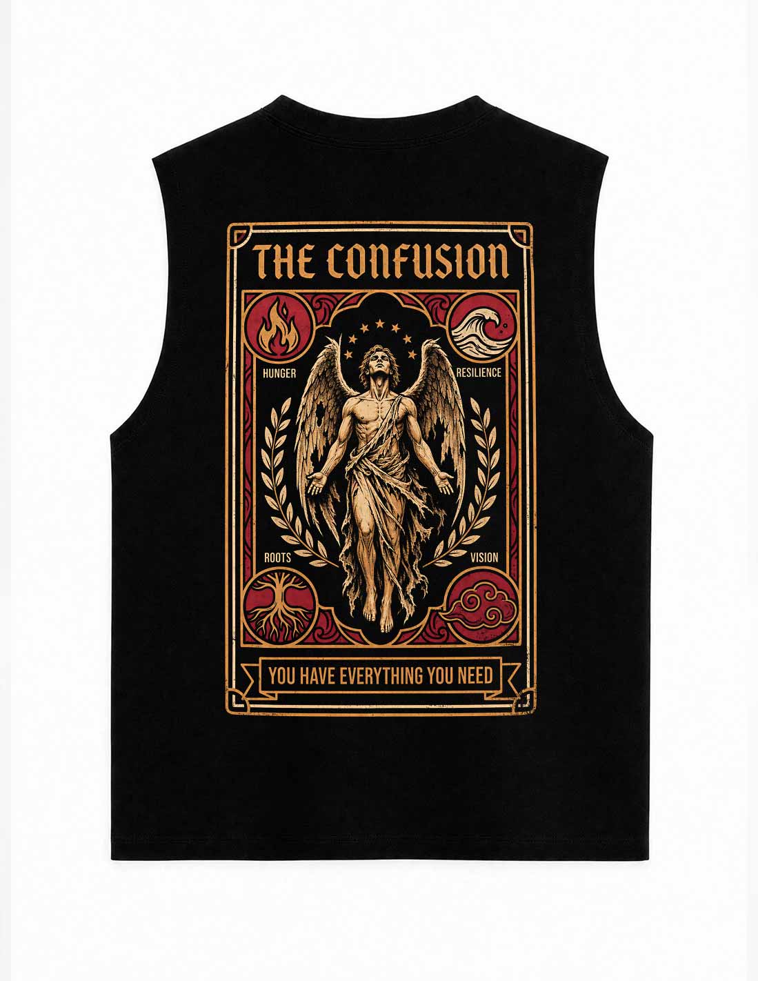 HUNGER BLACK TANK