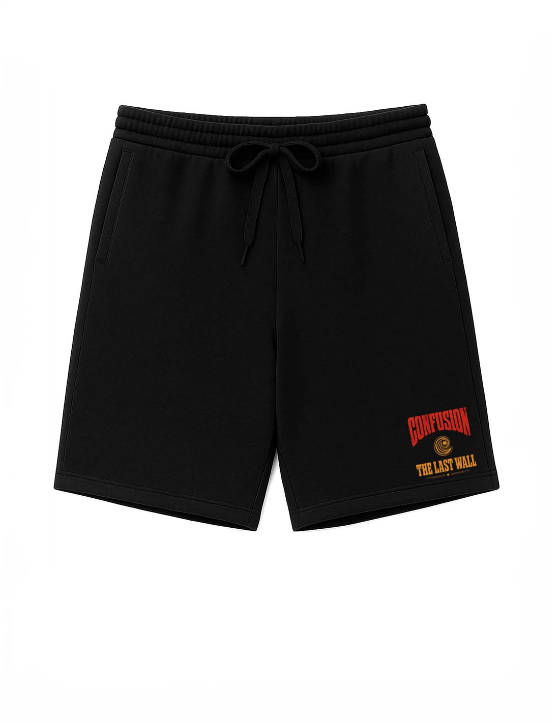 THE LAST WALL BLACK SHORT