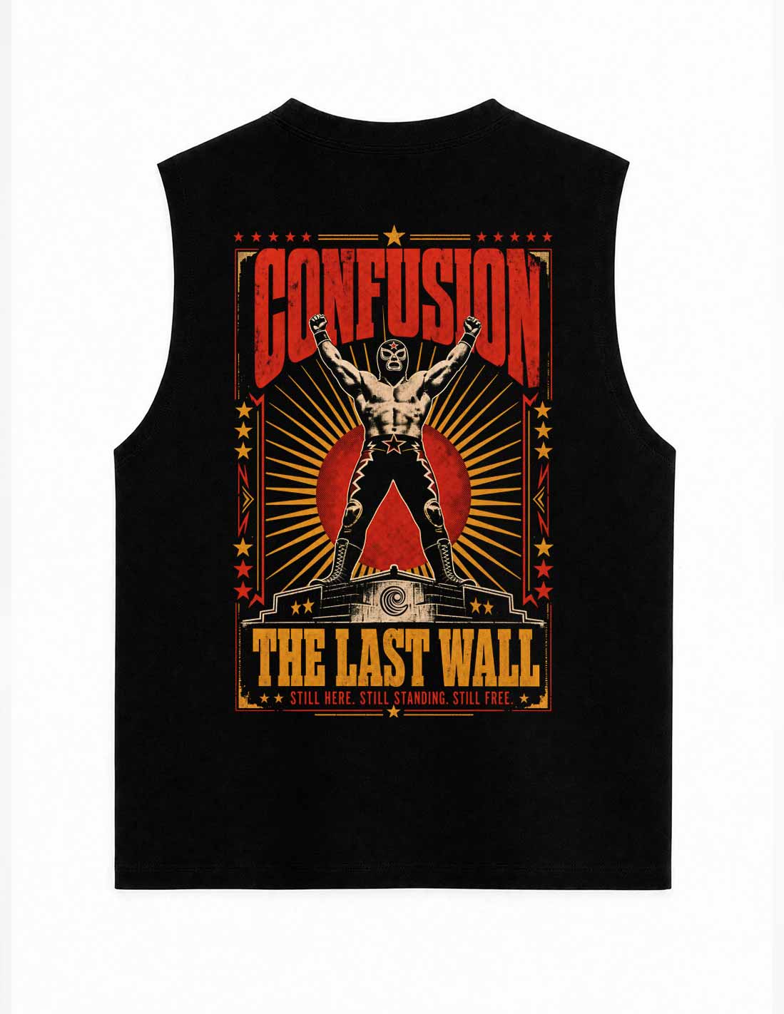 THE LAST WALL TANK BLACK OVERSIZE HARD