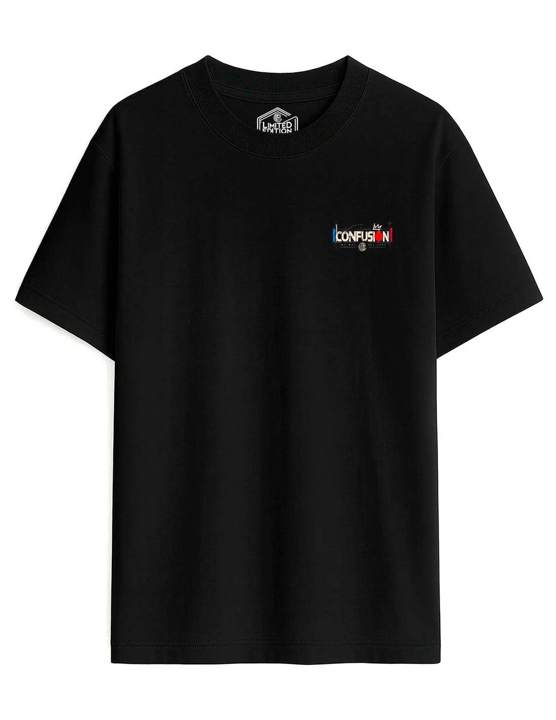 NO QUIERO BLACK TEE OVERSIZE