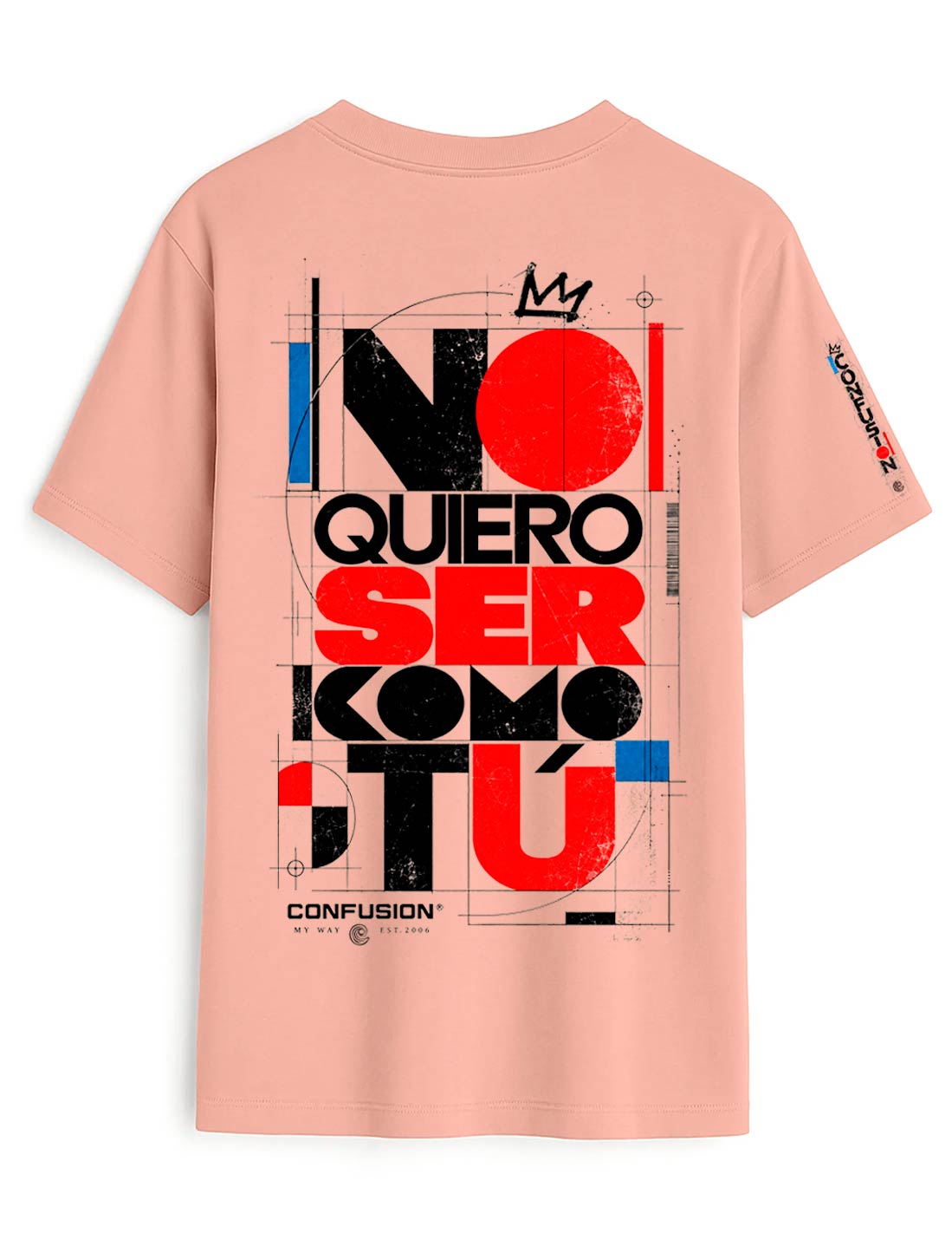 NO QUIERO CAMEO BROWN TEE OVERSIZE