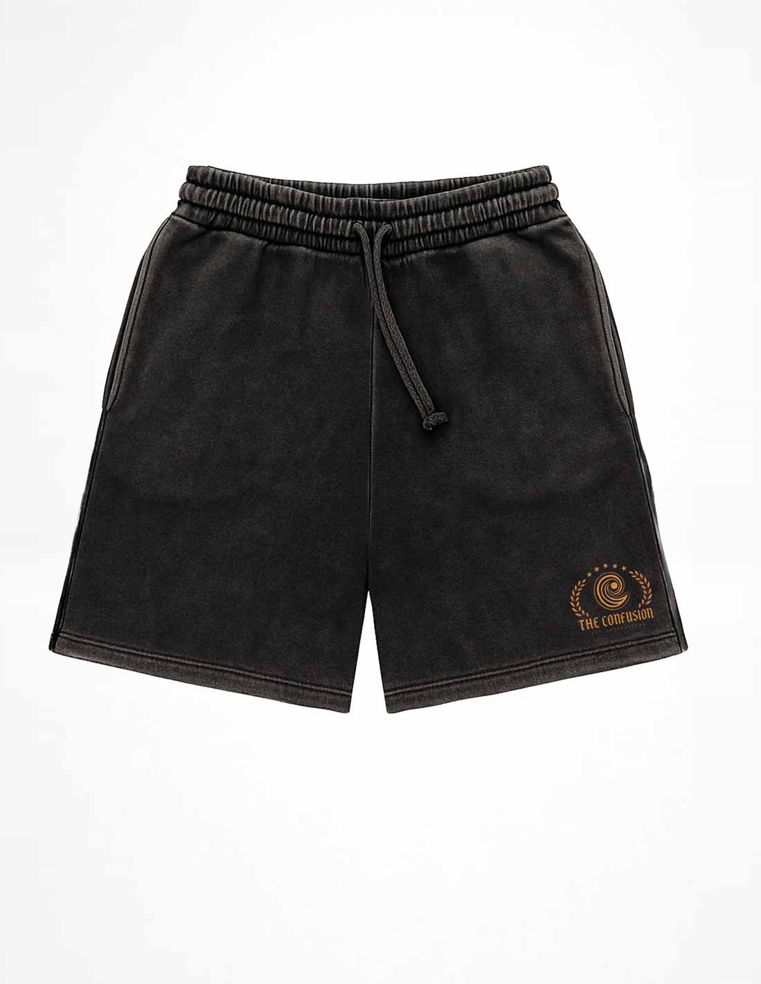 HUNGER BLACK SHORT LAVADO A LA PIEDRA