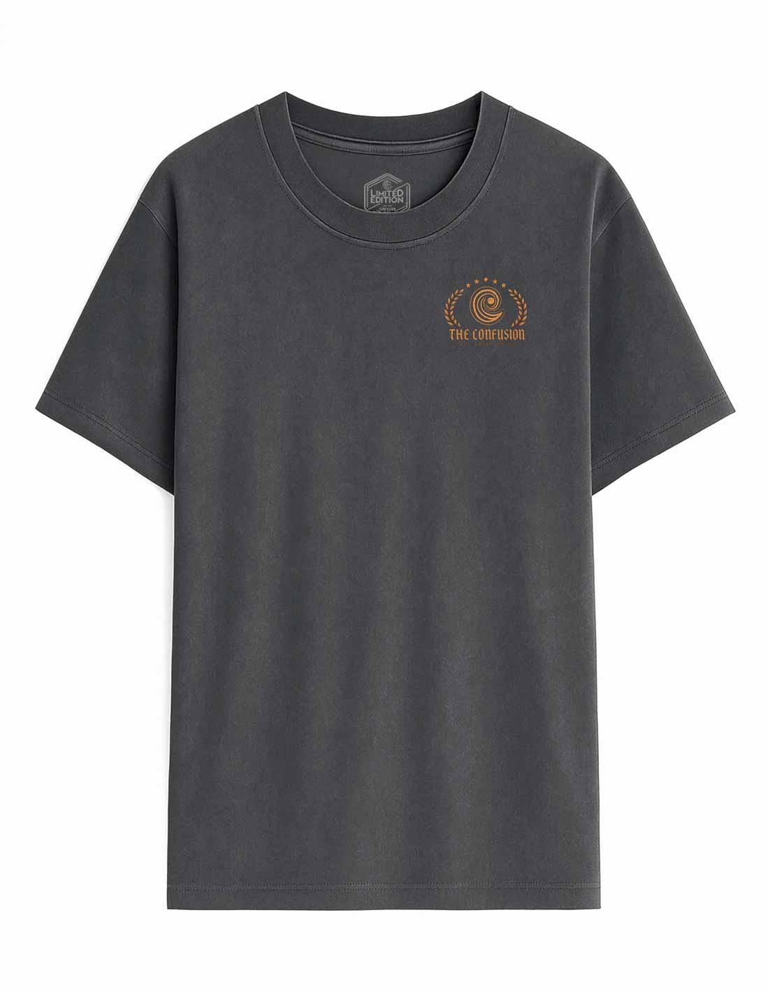 HUNGER BLACK OYSTER TEE OVERSIZE LAVADO A LA PIEDRA