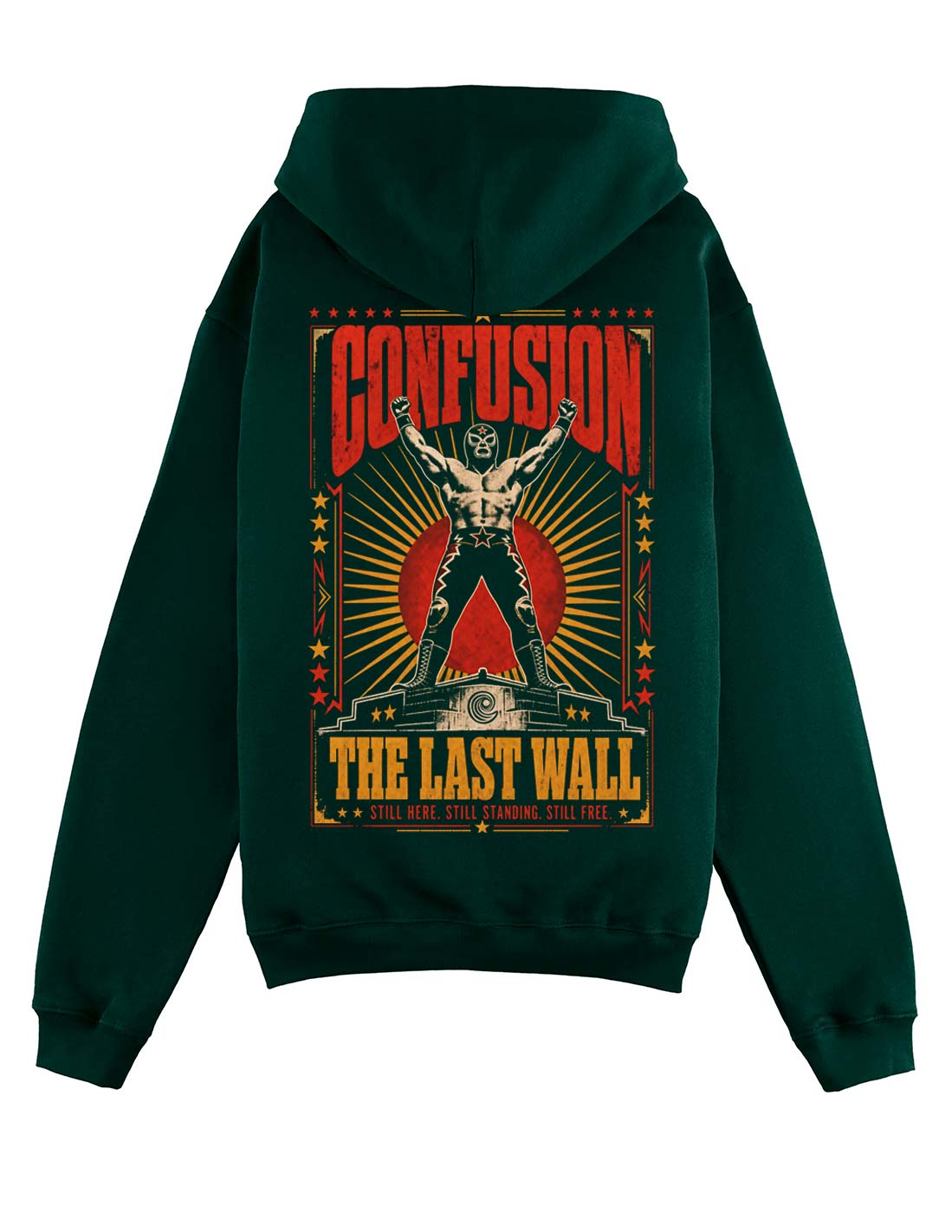 THE LAST WALL VERDE BOTELLA HOODIE