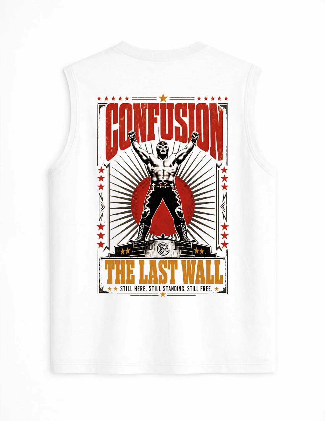 THE LAST WALL TANK WHITE OVERSIZE HARD