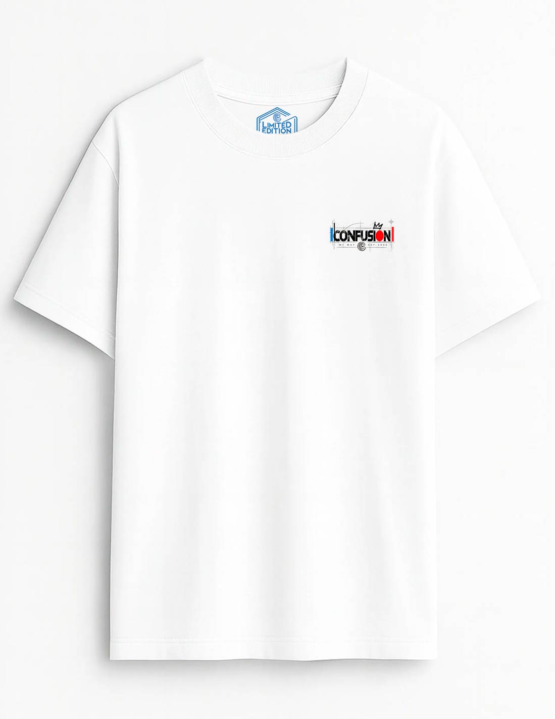 NO QUIERO WHITE TEE OVERSIZE