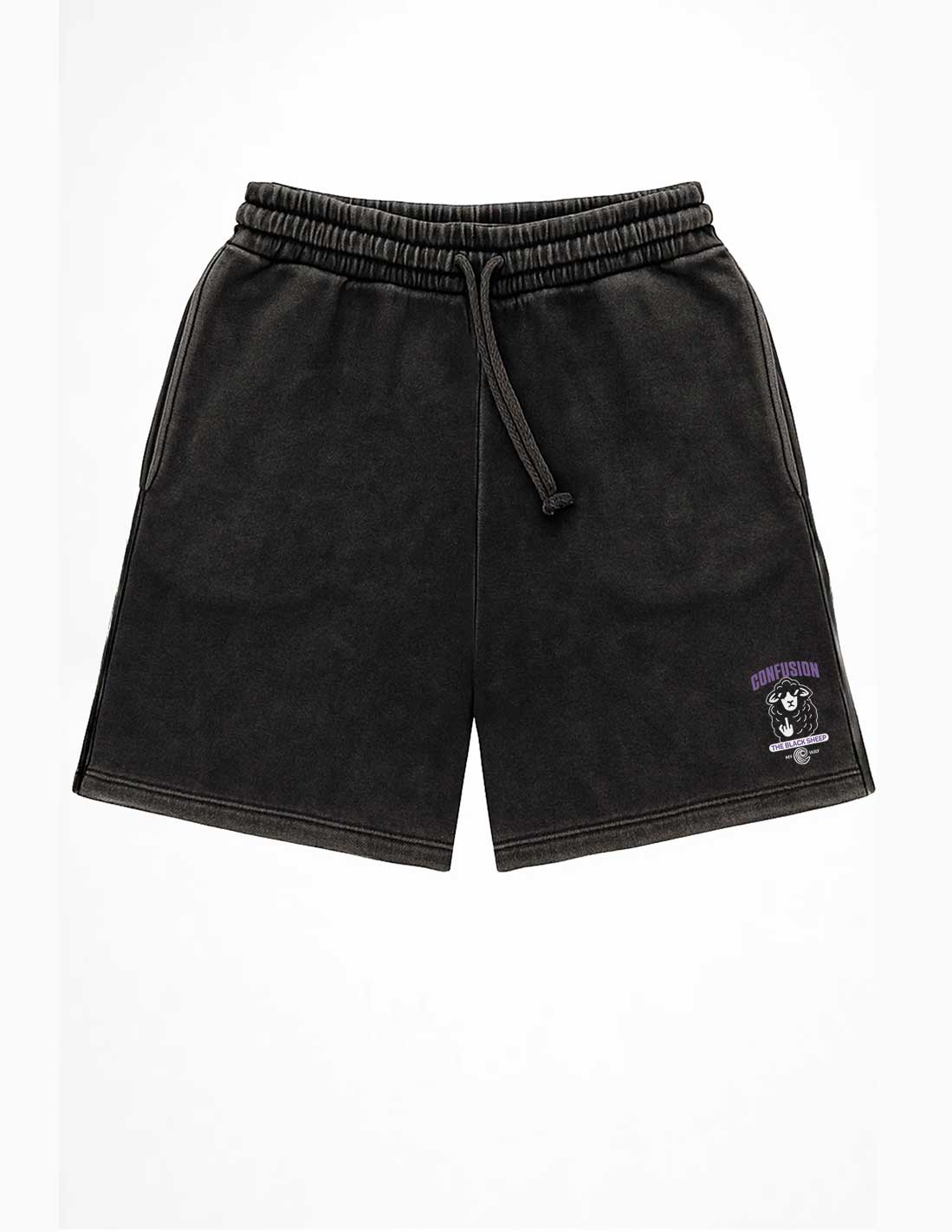 THE BLACK SHEEP BLACK SHORT LAVADO A LA PIEDRA