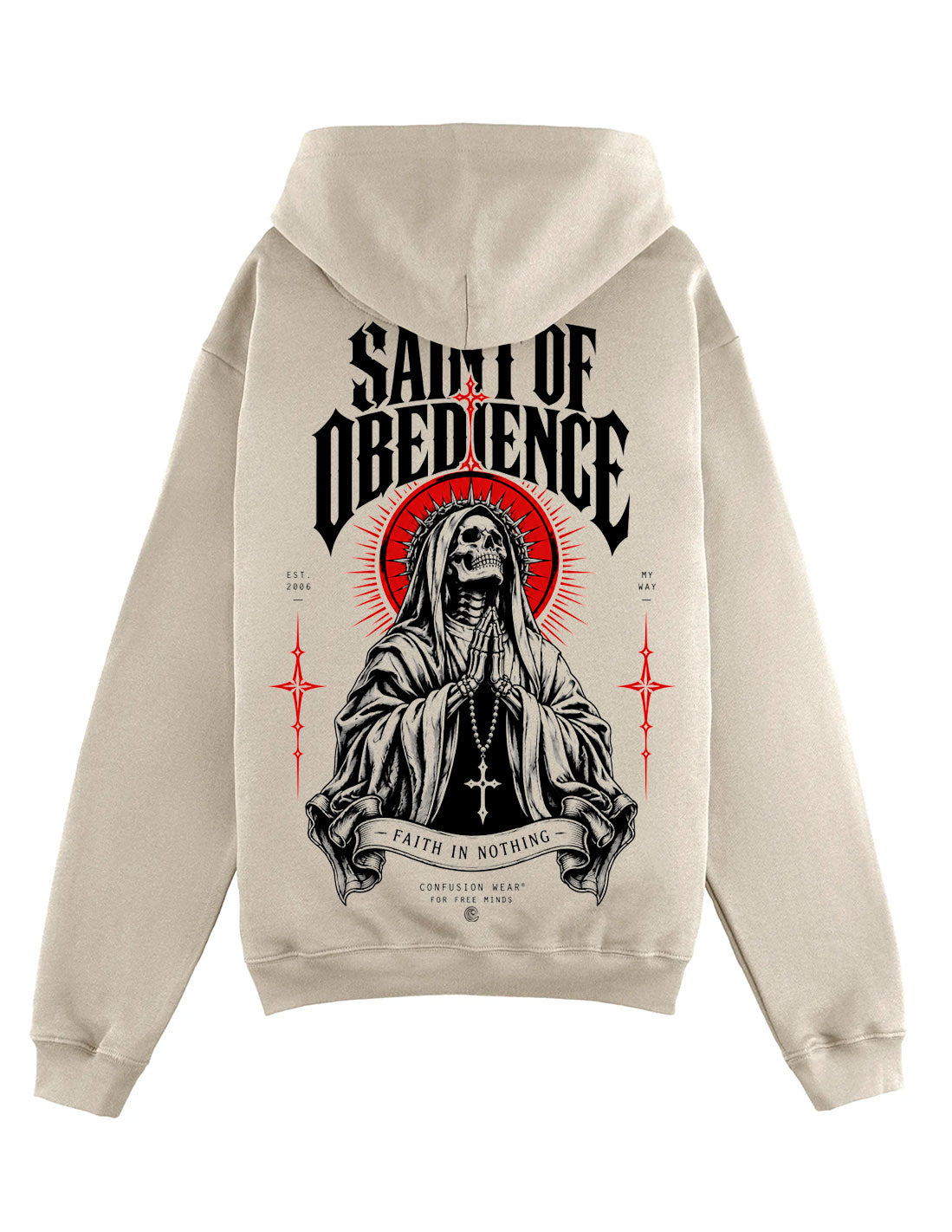SAINT OF OBEDIENCE STRING HOODIE