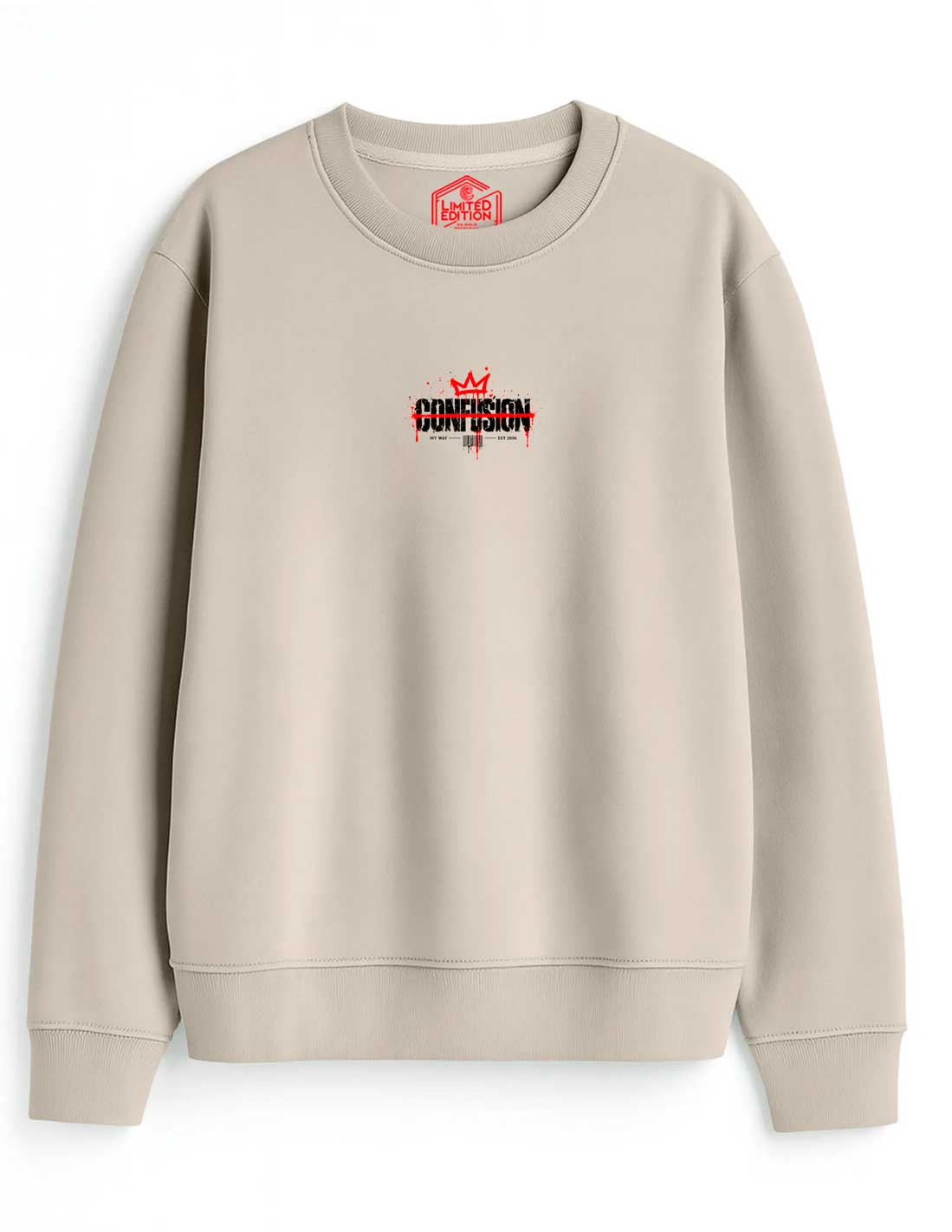 DESOBEDECE STRING CREWNECK OVERSIZE