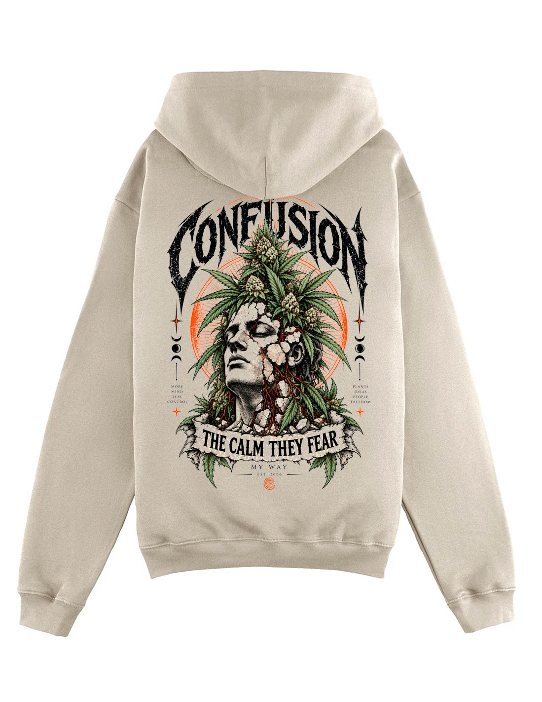 THE CALM STRING BLUE HOODIE