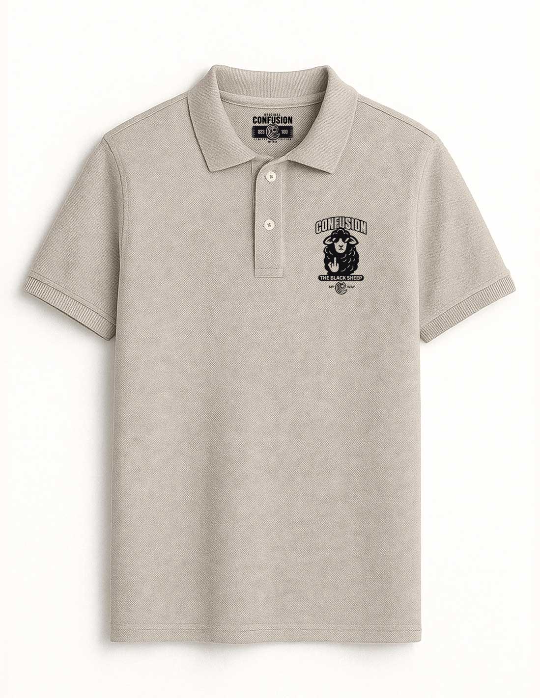 THE BLACK SHEEP STRING POLO LAVADO A LA PIEDRA