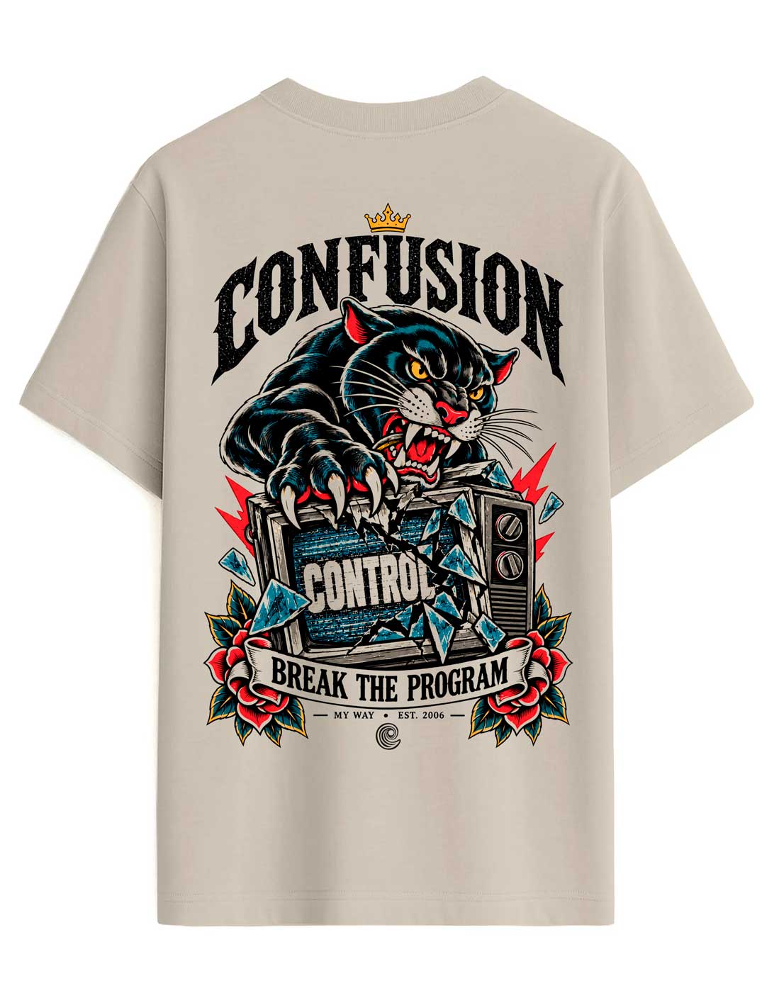 BREAK THE PROGAM STRING TEE OVERSIZE