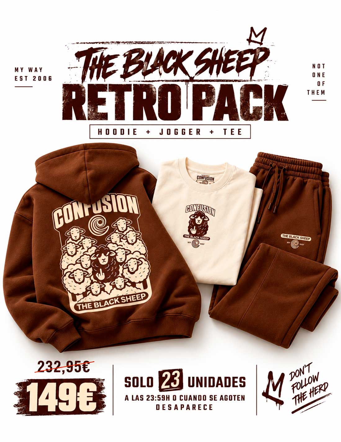 THE BLACK SHEEP RETRO OVERSIZE PACK