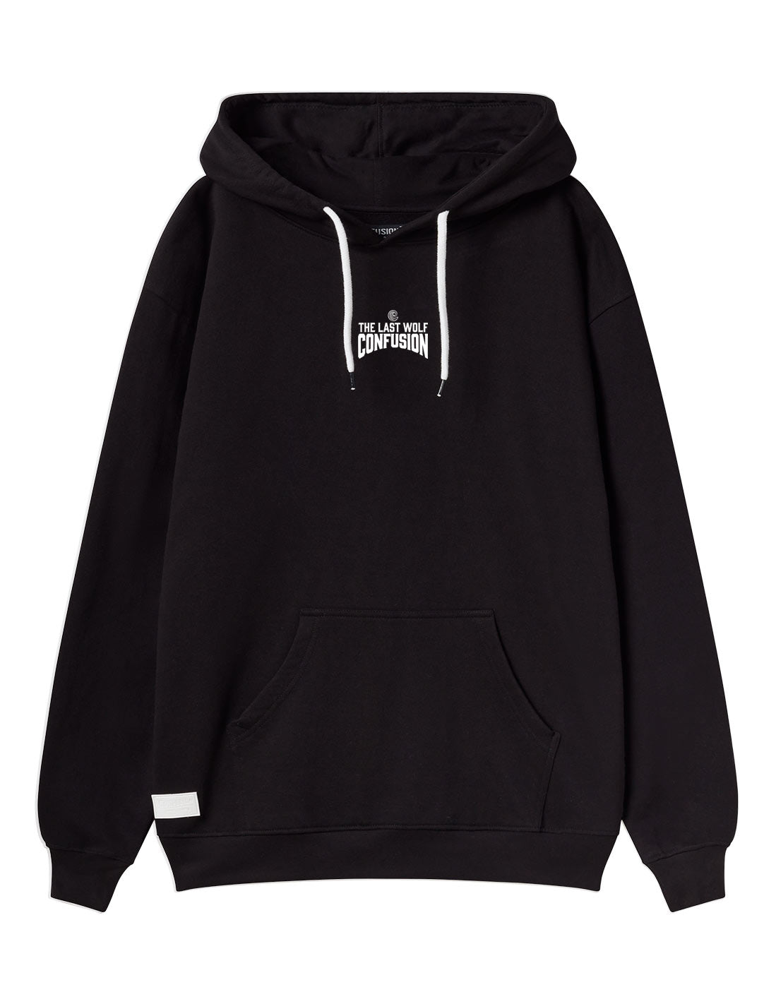 THE LAST WOLF BLACK HOODIE