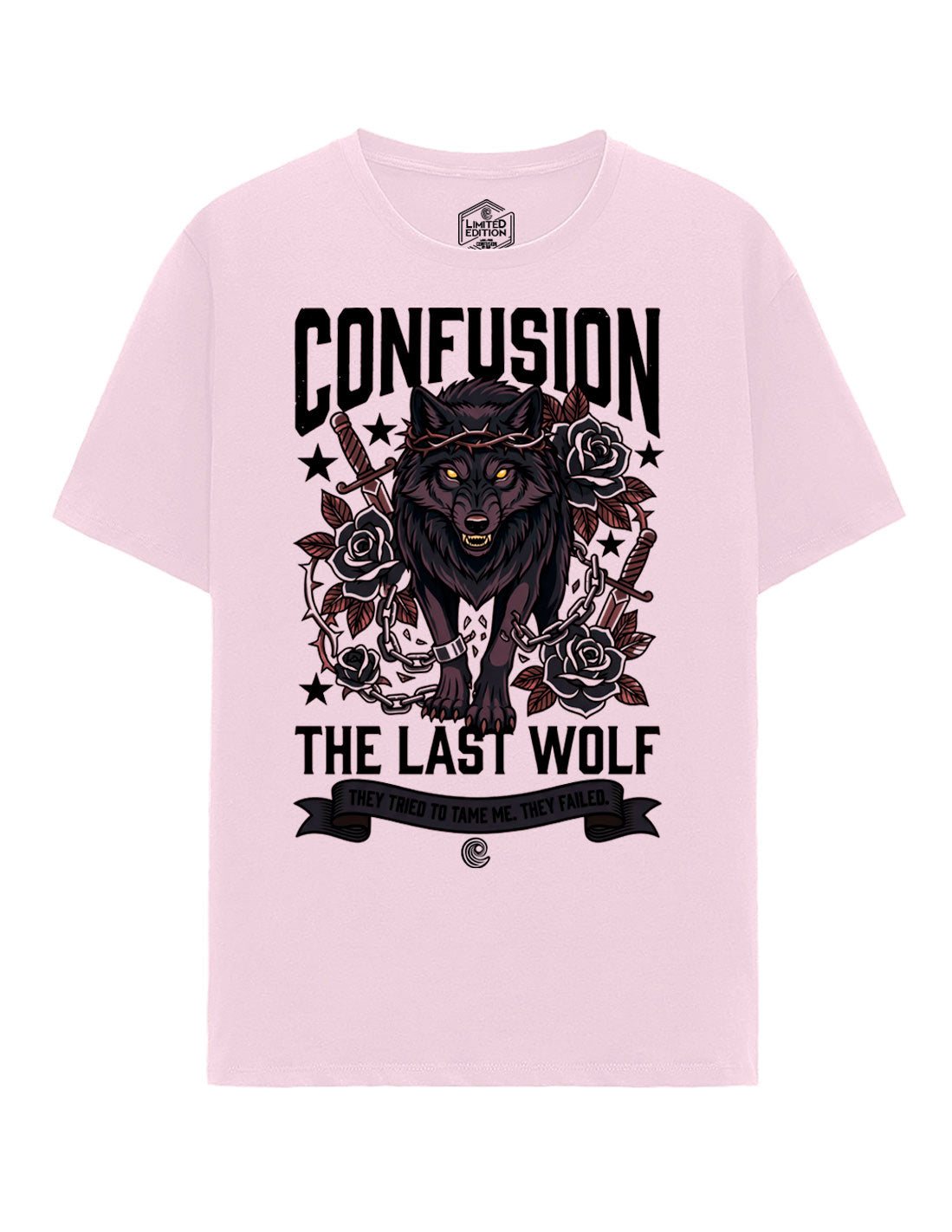 THE LAST WOLF PINK TSHIRT