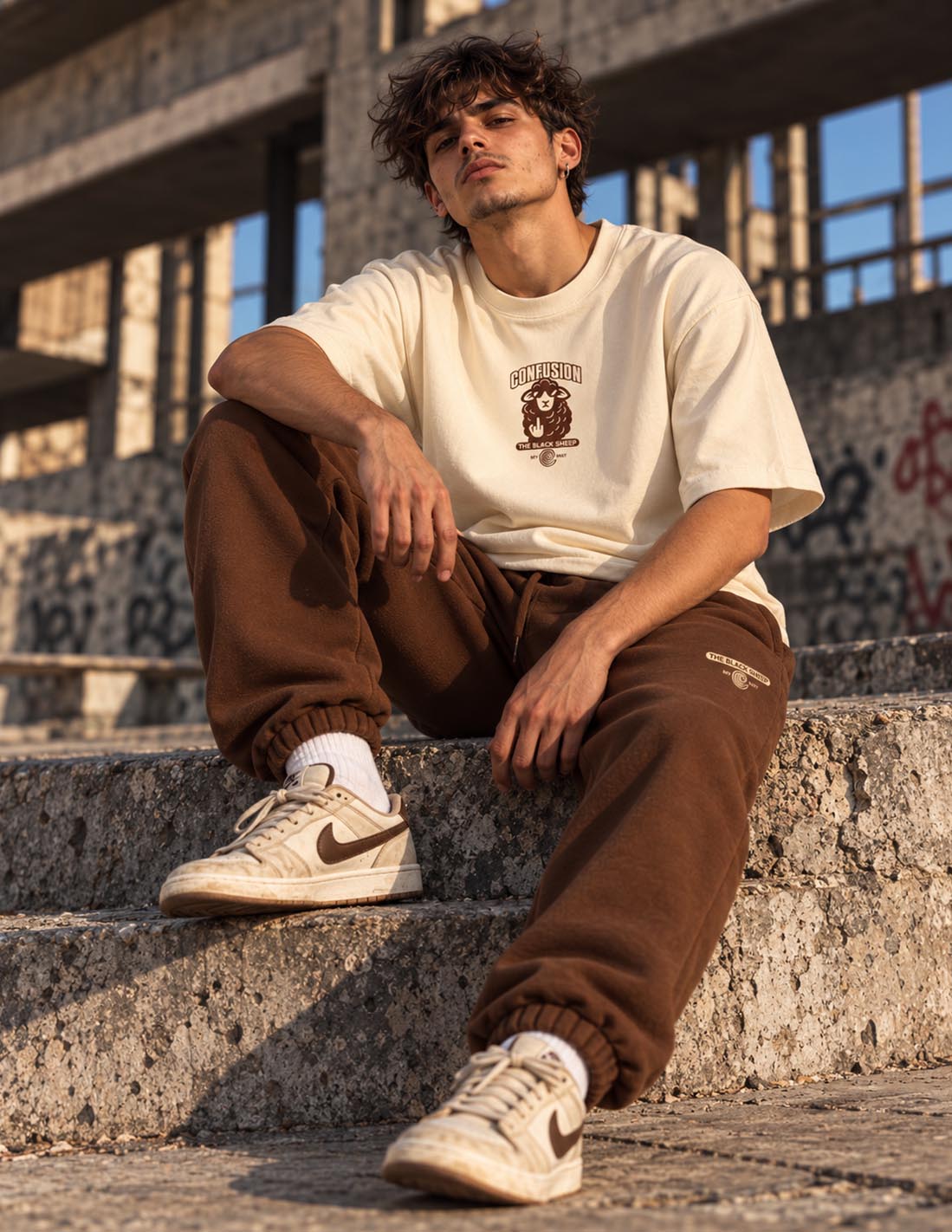 THE BLACK SHEEP RETRO TSHIRT COCO OVERSIZE