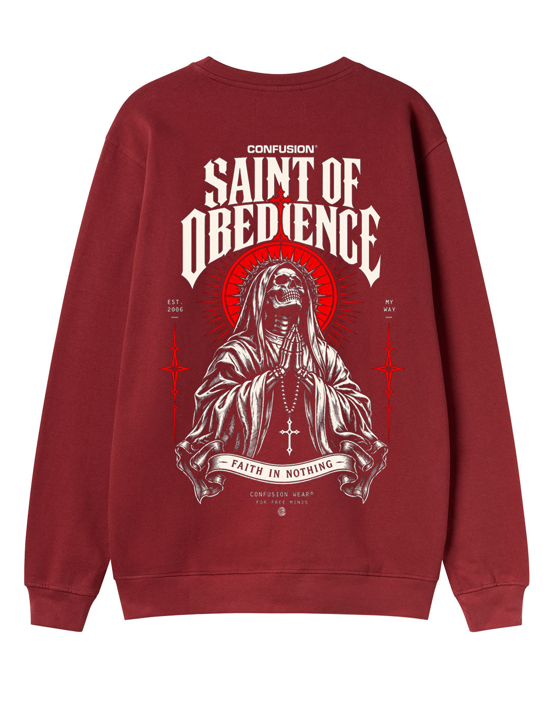 SAINT OF OBEDICE TILE CREWNECK